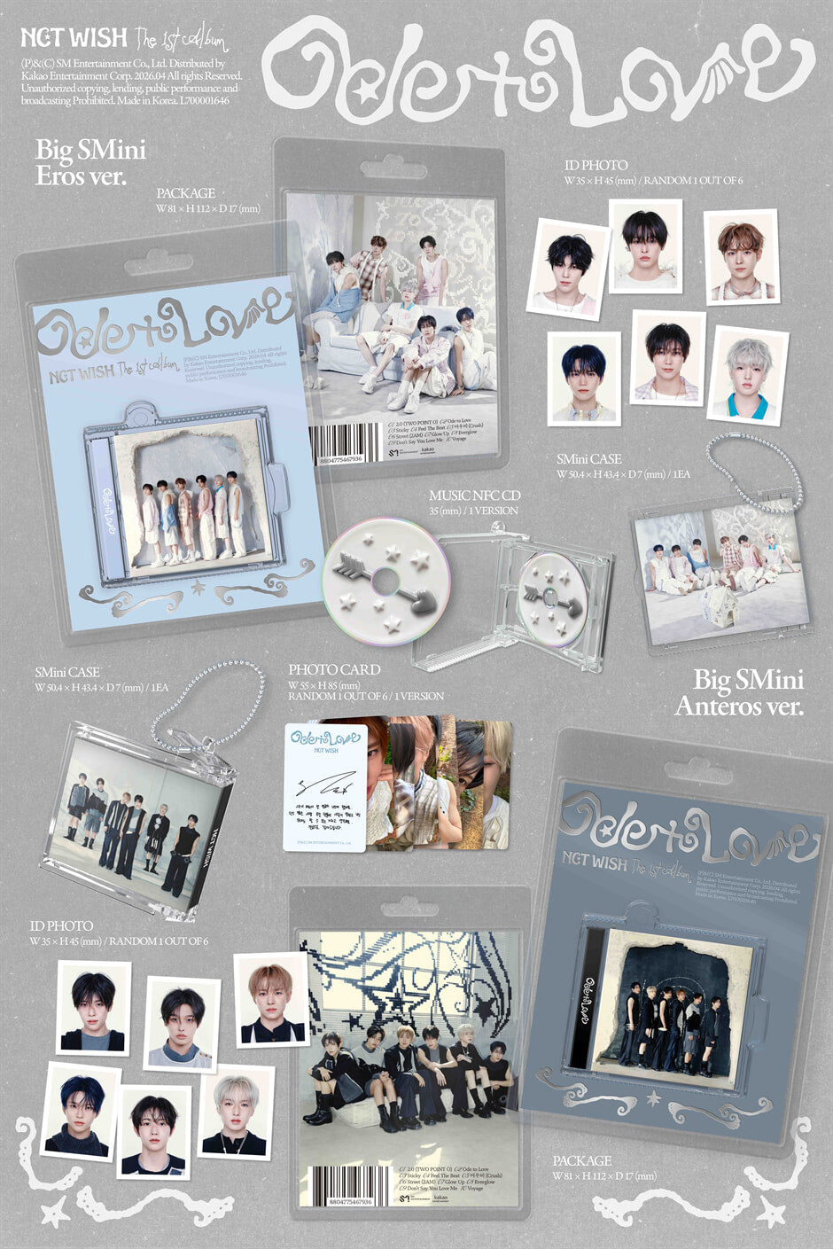 NCT WISH – The 1st Album [Ode to Love] (Big SMini Ver.) (Random)