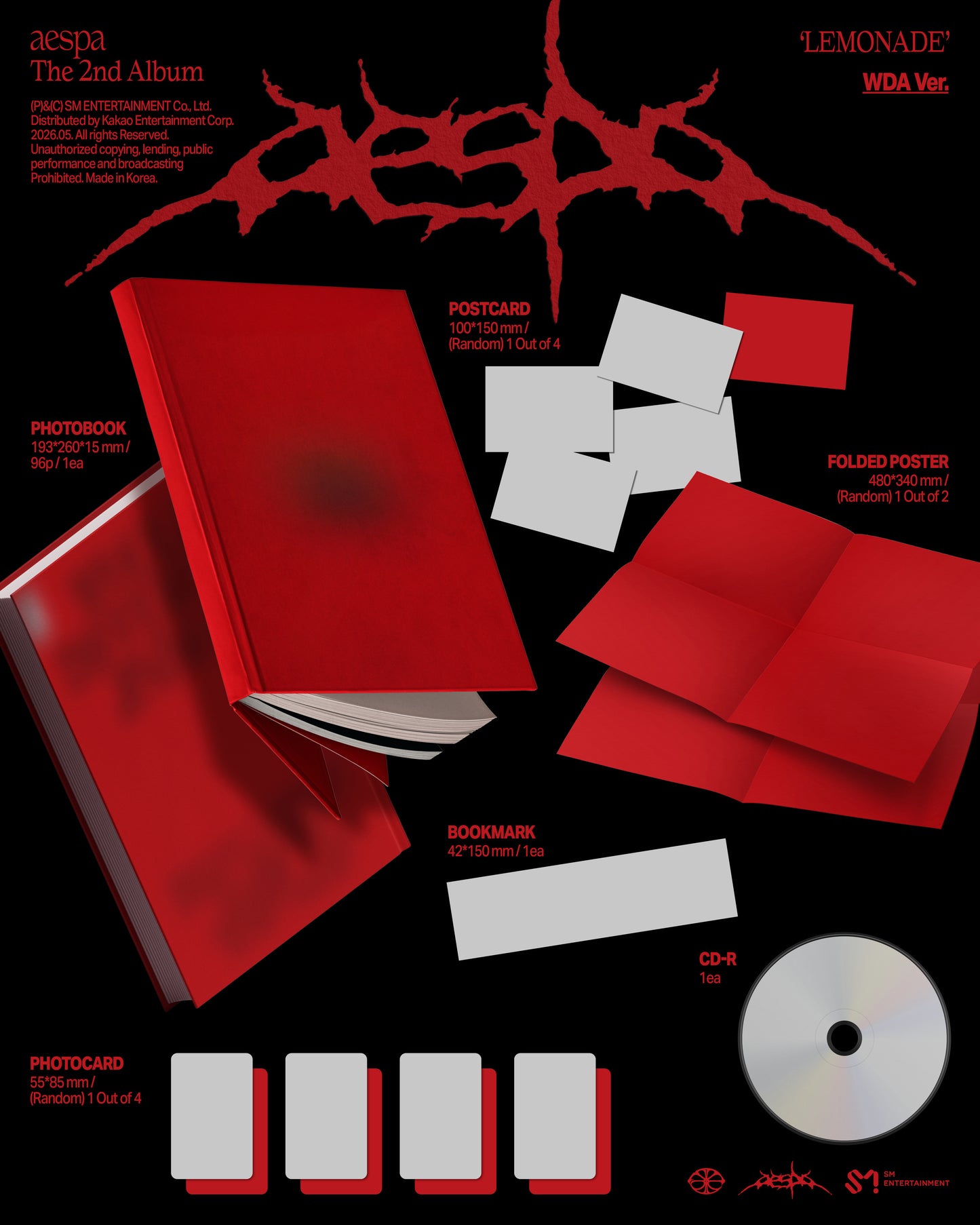 aespa – The 2nd Album [LEMONADE] (WDA Ver.)