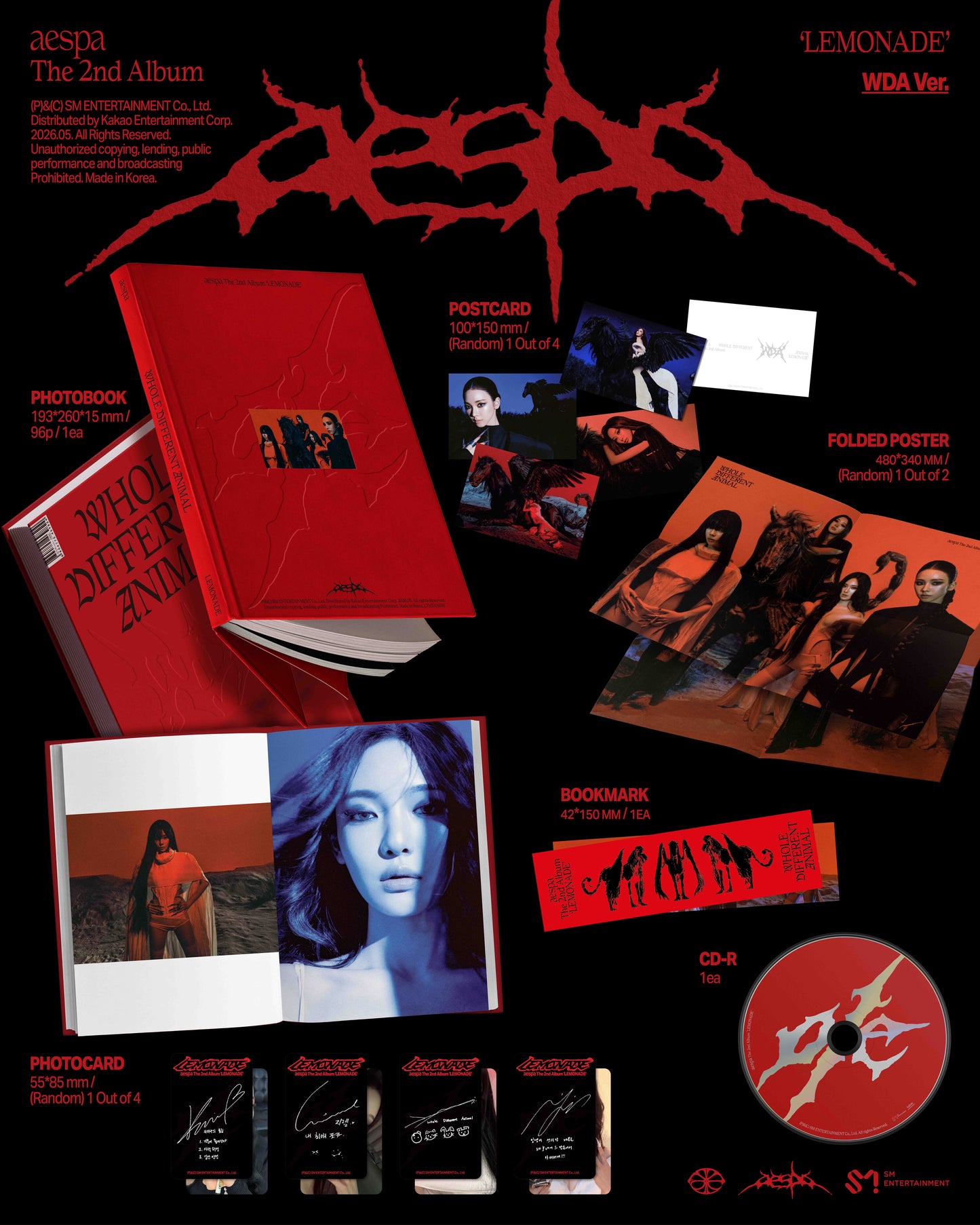 aespa – The 2nd Album [LEMONADE] (WDA Ver.)