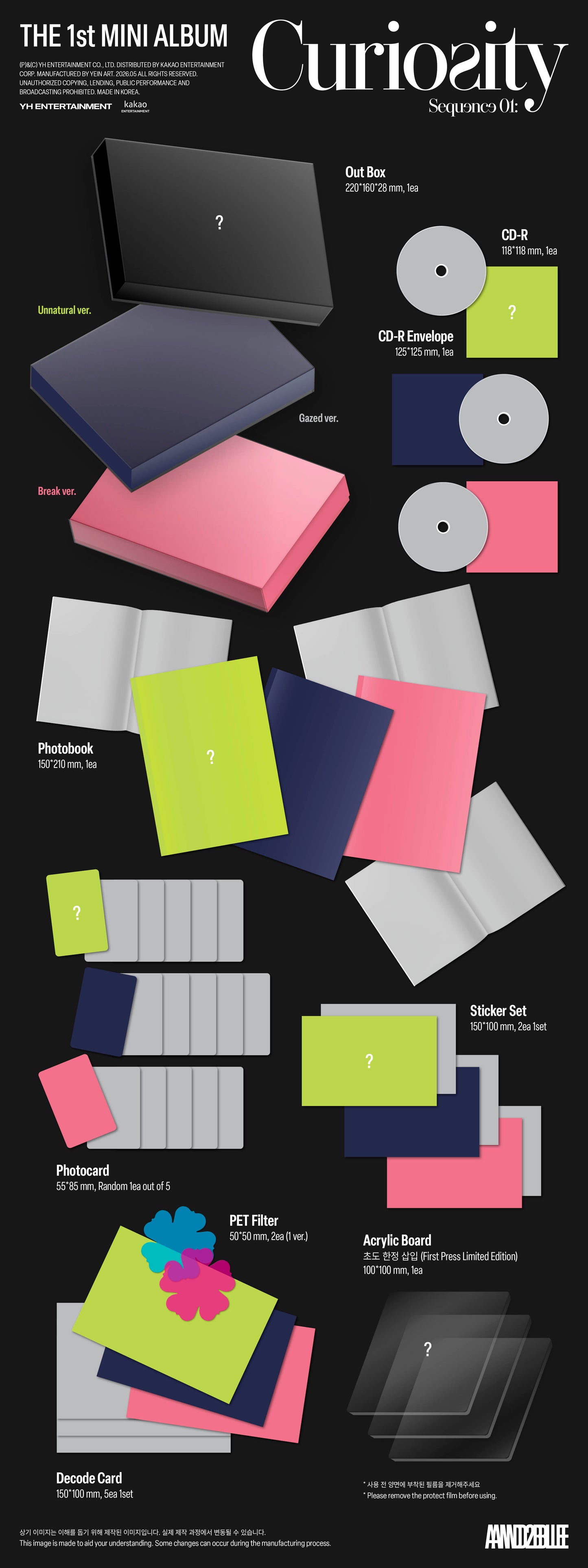 AND2BLE – 1st Mini Album [Sequence 01: Curiosity]