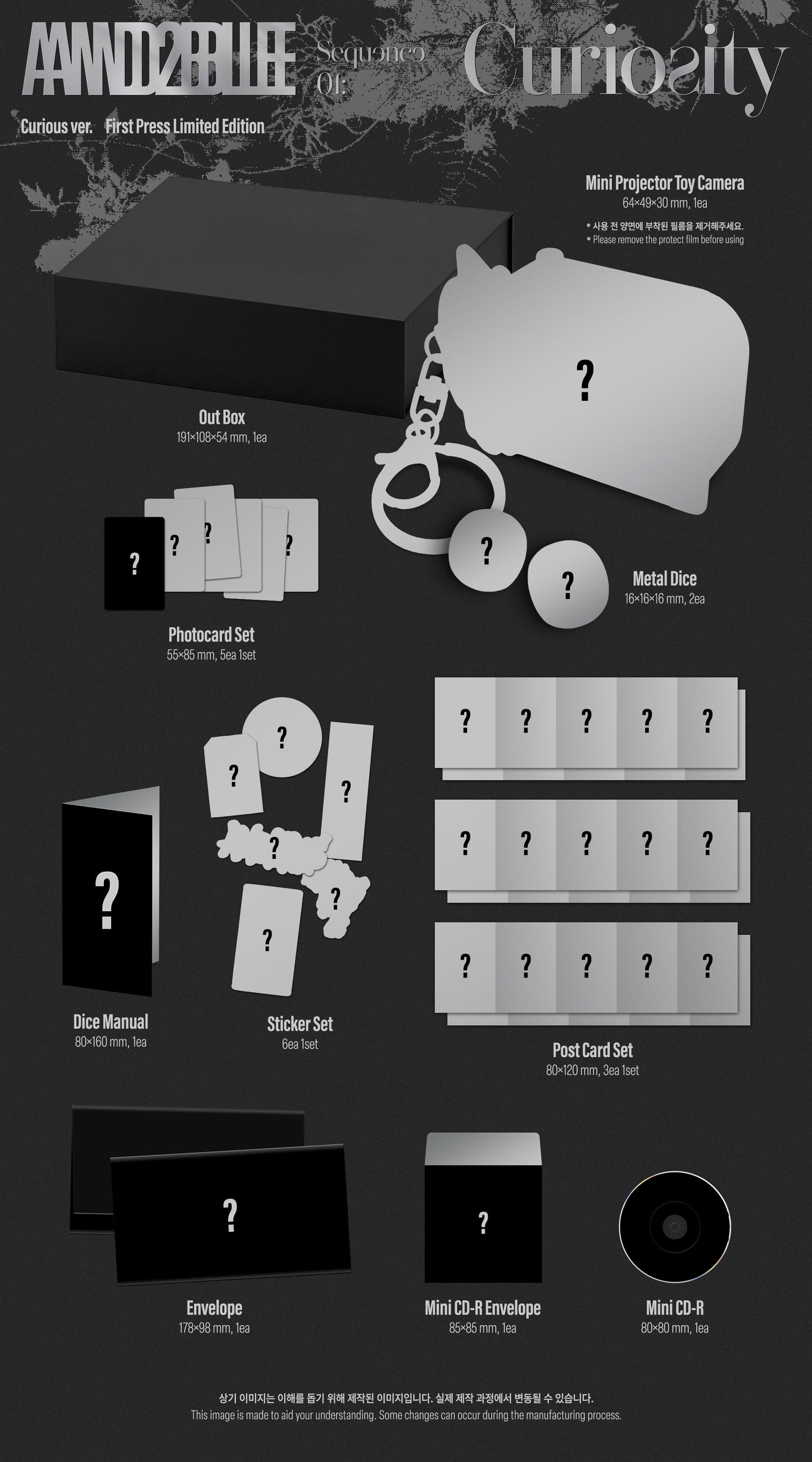 AND2BLE – 1st Mini Album [Sequence 01: Curiosity] (Curious Ver.)