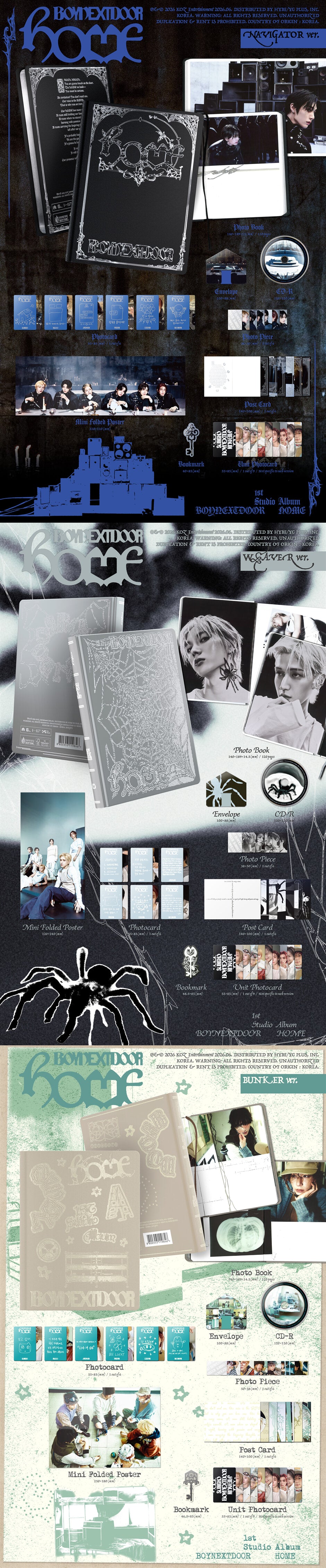 BOYNEXTDOOR – 1st Studio Album [HOME] (Random)
