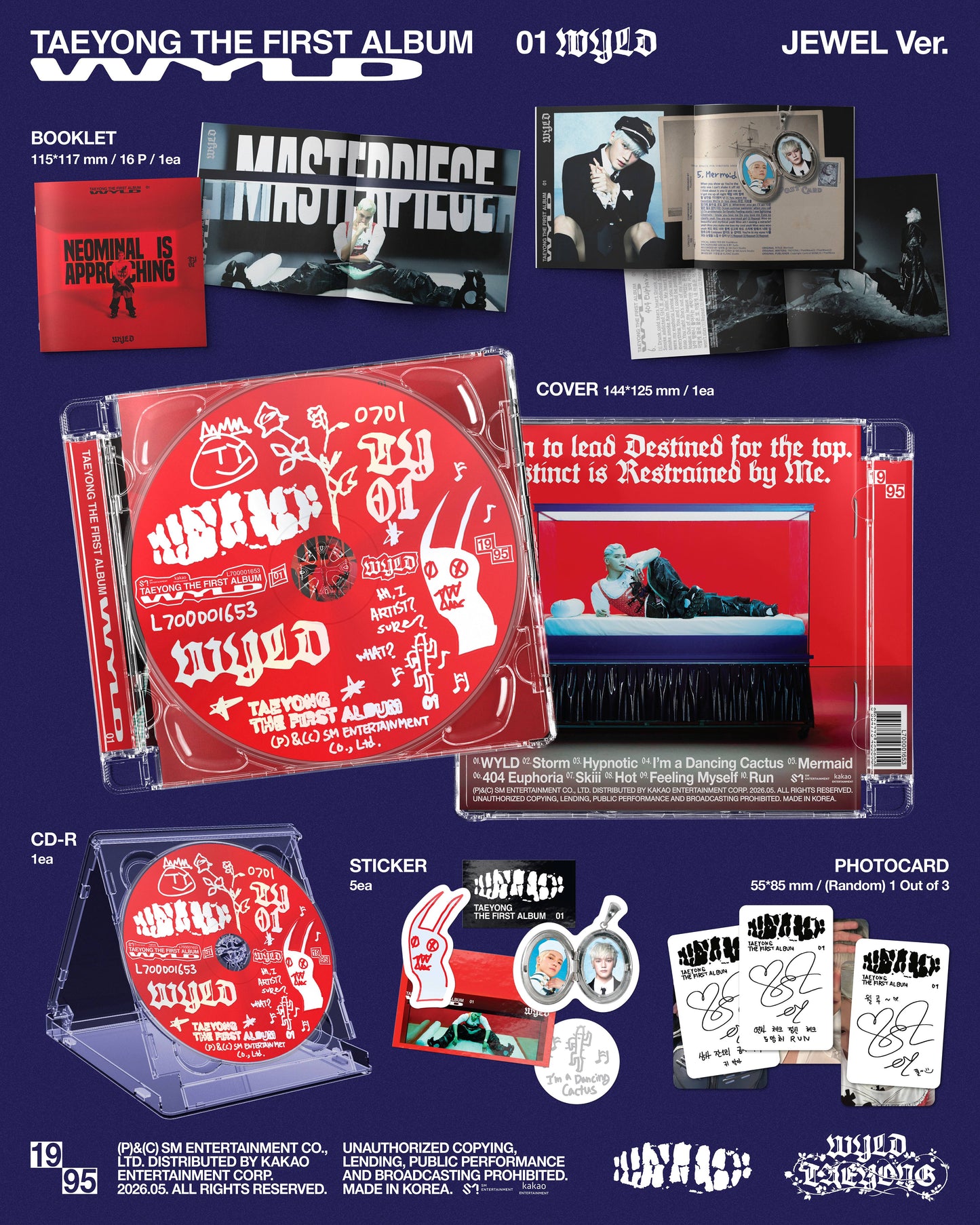 TAEYONG – The 1st Album [WYLD] (Jewel Case Ver.)
