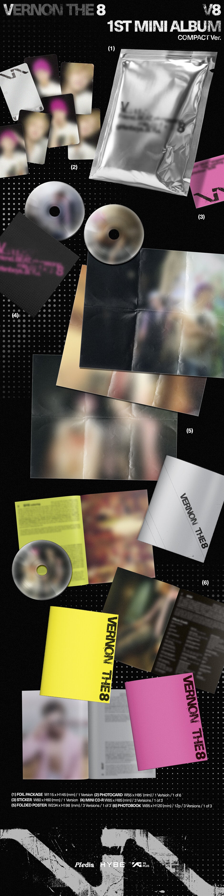 V8 – 1st Mini Album ‘V8’ (Compact Ver.)