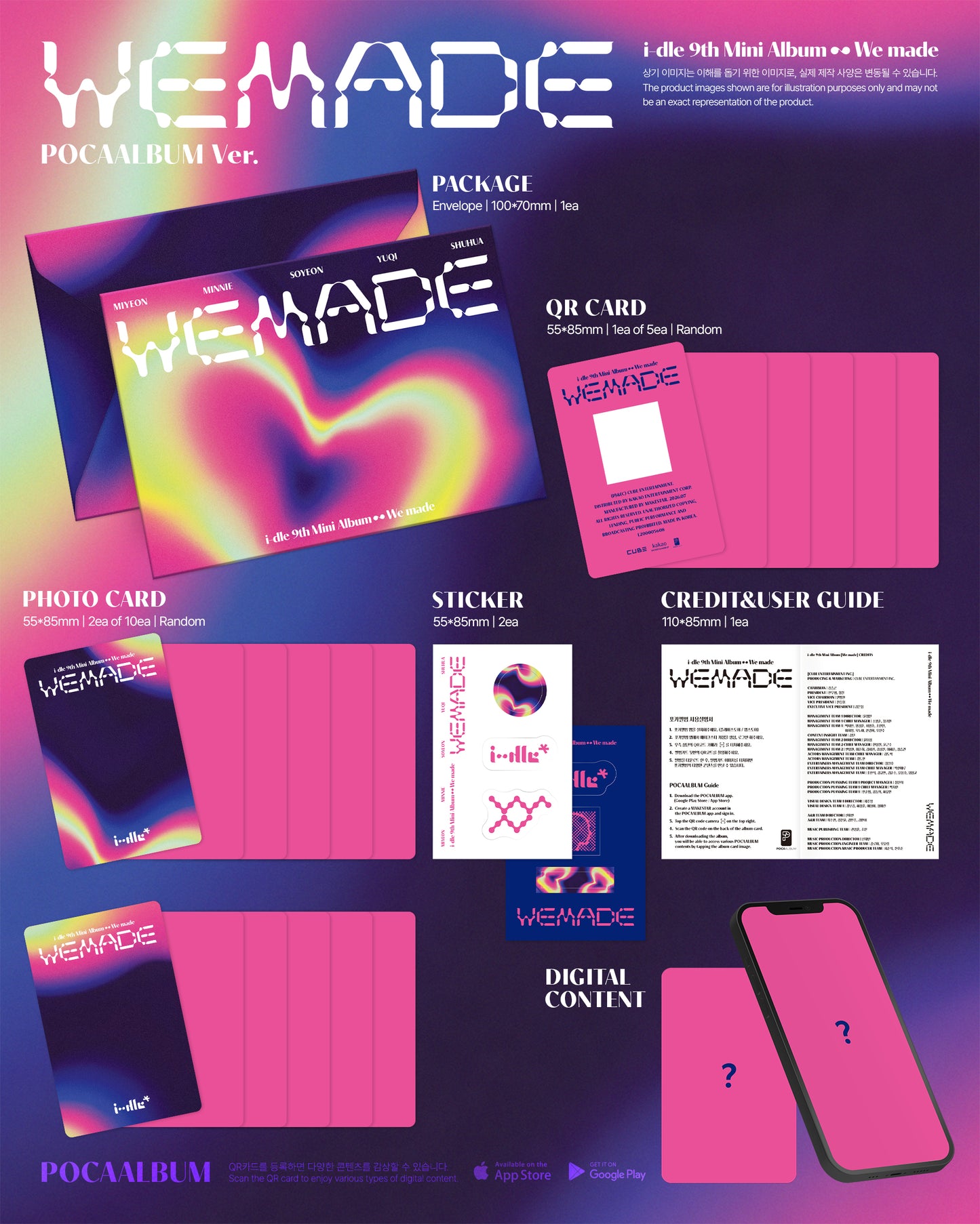 i-dle – 9th Mini Album [We made] (POCAALBUM Ver.)