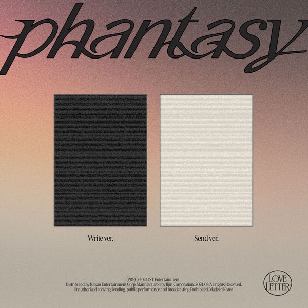 THE BOYZ Album Vol. 2 – [PHANTASY] Pt.3 Love Letter (Random) + Withmuu Benefit