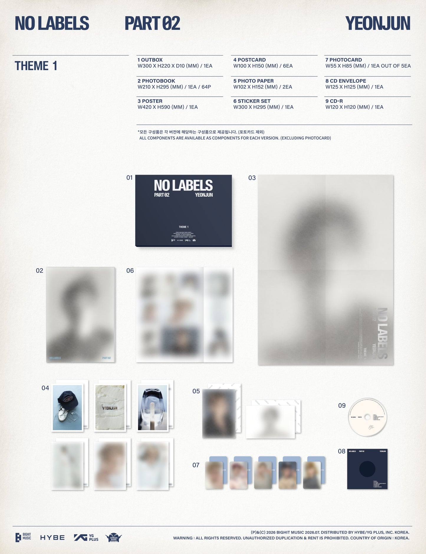 YEONJUN – ‘NO LABELS: PART 02’ (Random)