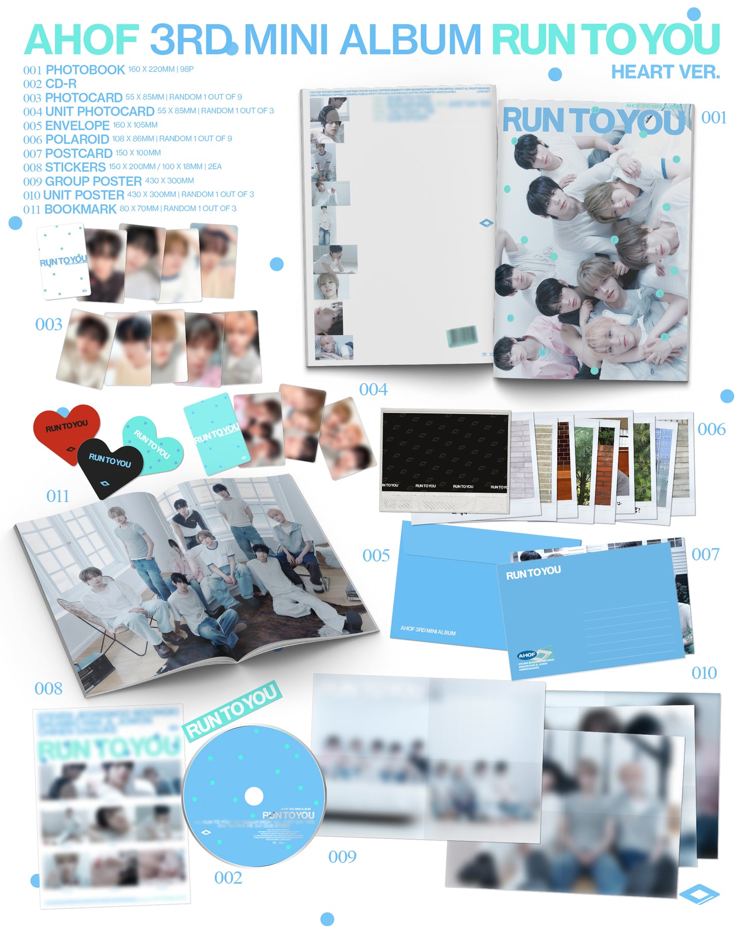 AHOF – The 3rd Mini Album [RUN TO YOU] (PHOTOBOOK Ver.) (Random)