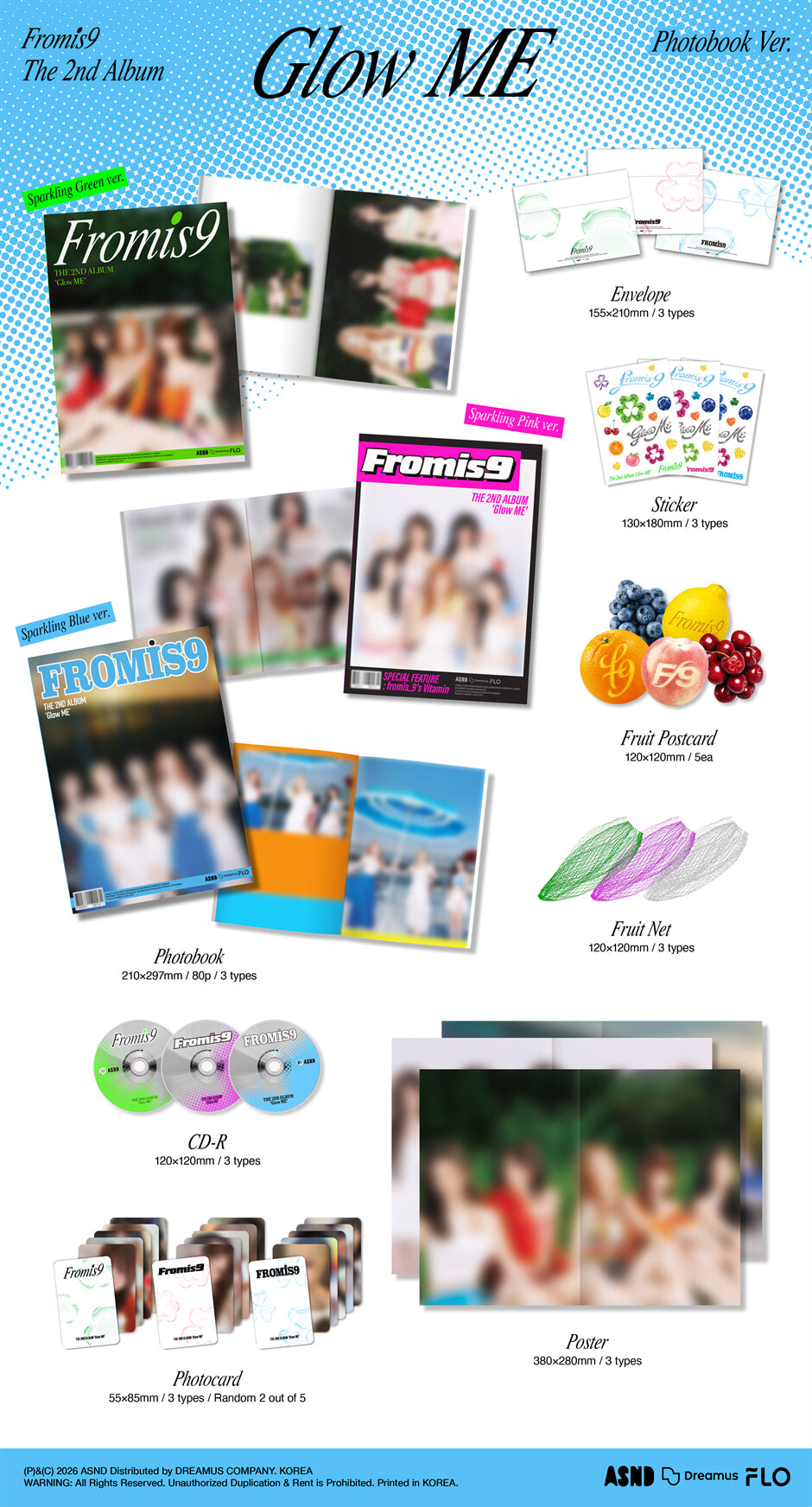 fromis_9 – The 2nd Album [Glow ME] (Photobook Ver.) (Random)