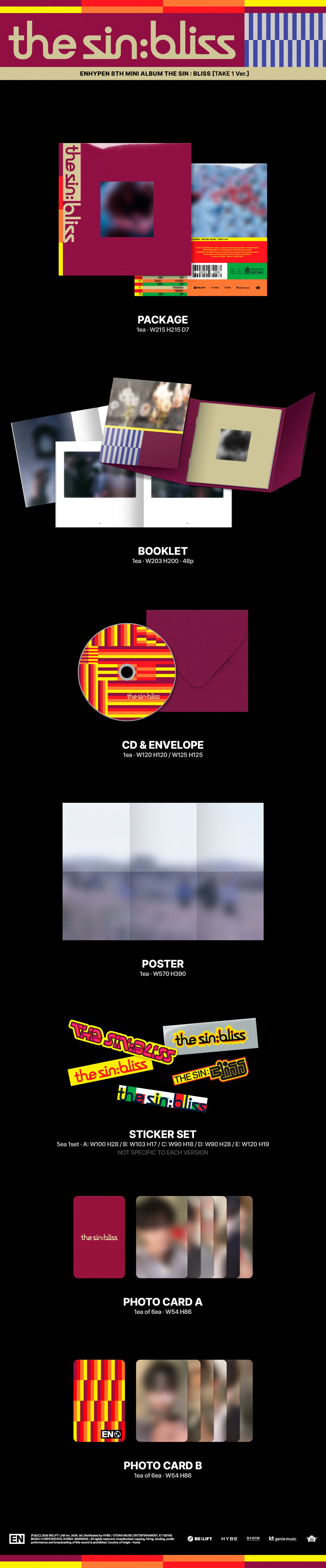 ENHYPEN – THE SIN : BLISS (Random) + Weverse Gift
