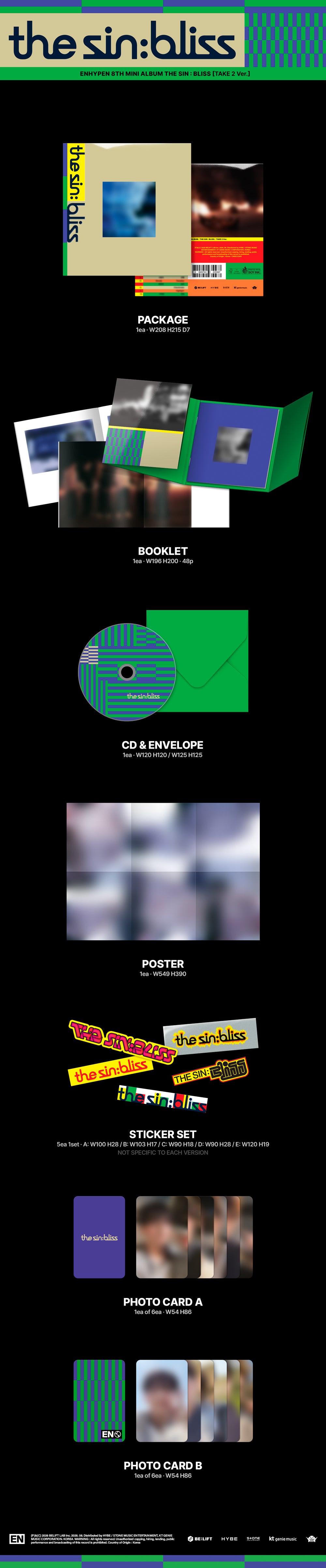 ENHYPEN – THE SIN : BLISS (Random) + Weverse Gift