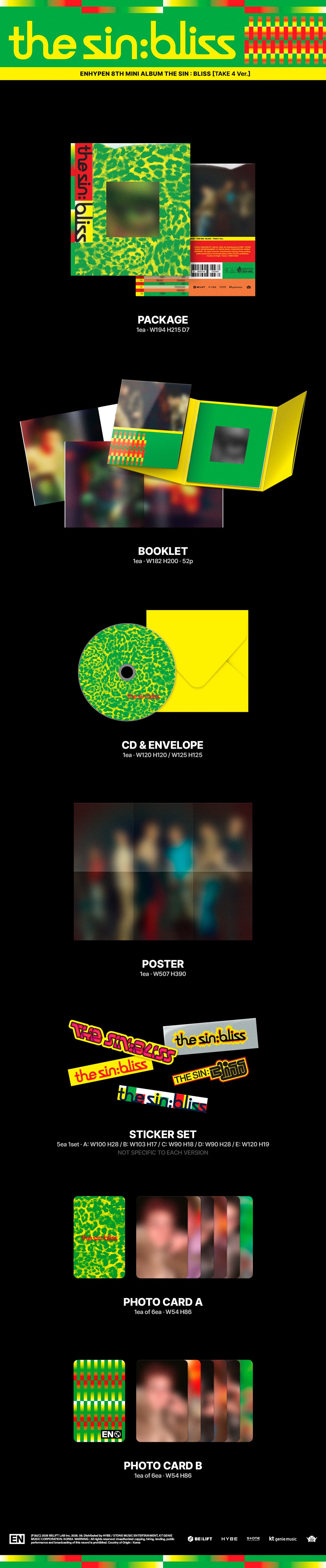 ENHYPEN – THE SIN : BLISS (Random) + Weverse Gift