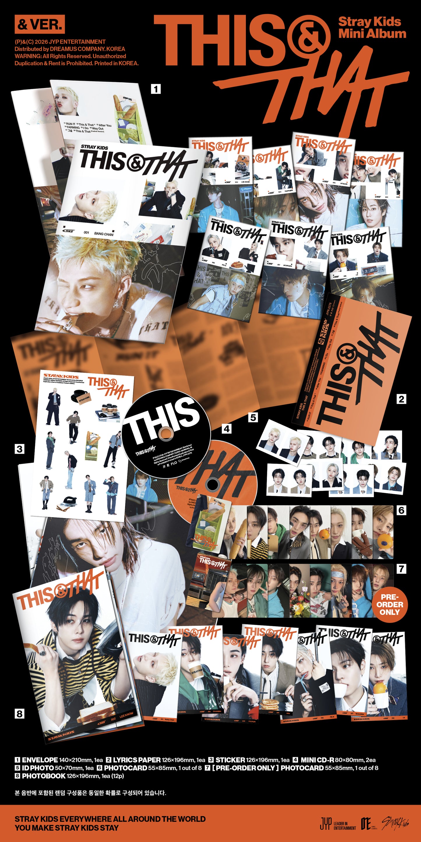 Stray Kids THIS & THAT (& Ver.) (Random)