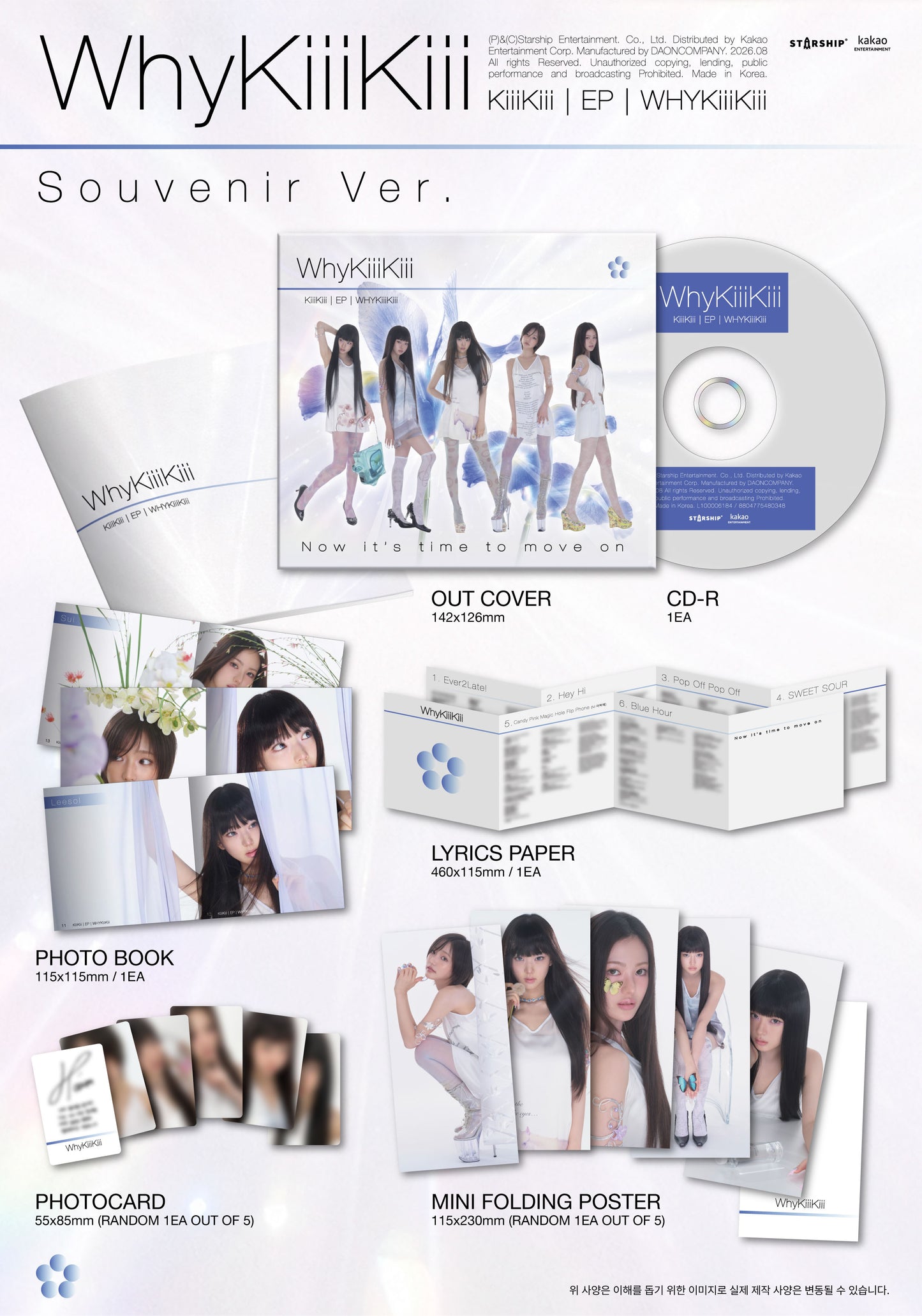 KiiiKiii – EP [WhyKiiiKiii] (SOUVENIR VER.) (DIGIPACK)