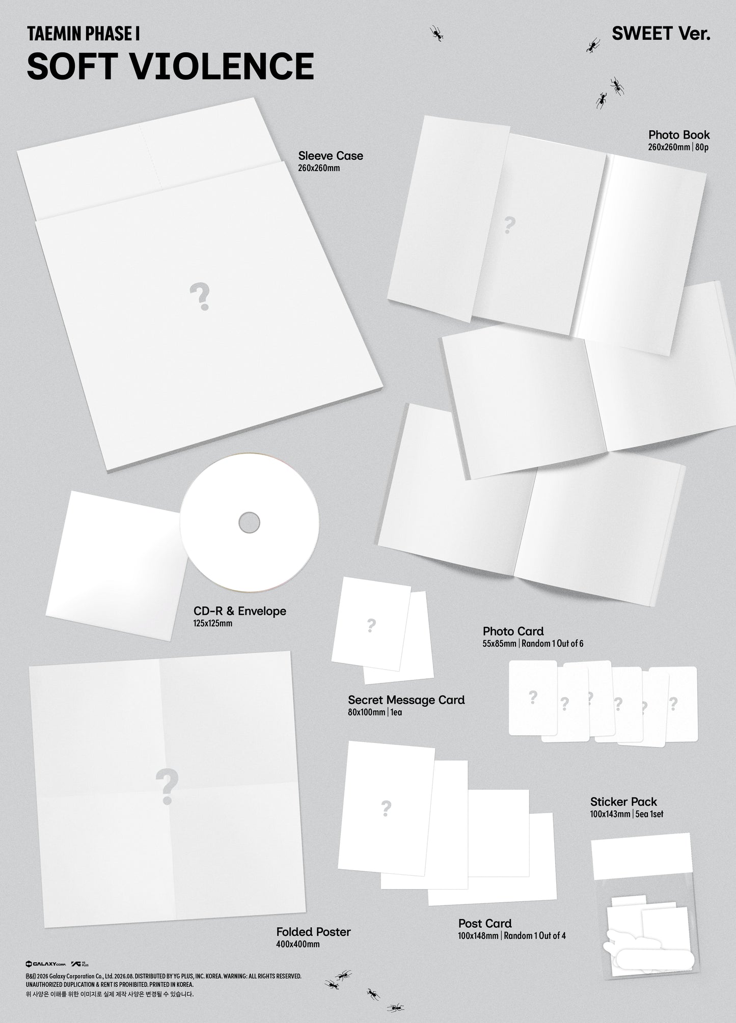TAEMIN – PHASE I : Soft Violence (PHOTO BOOK Ver.) (Random)
