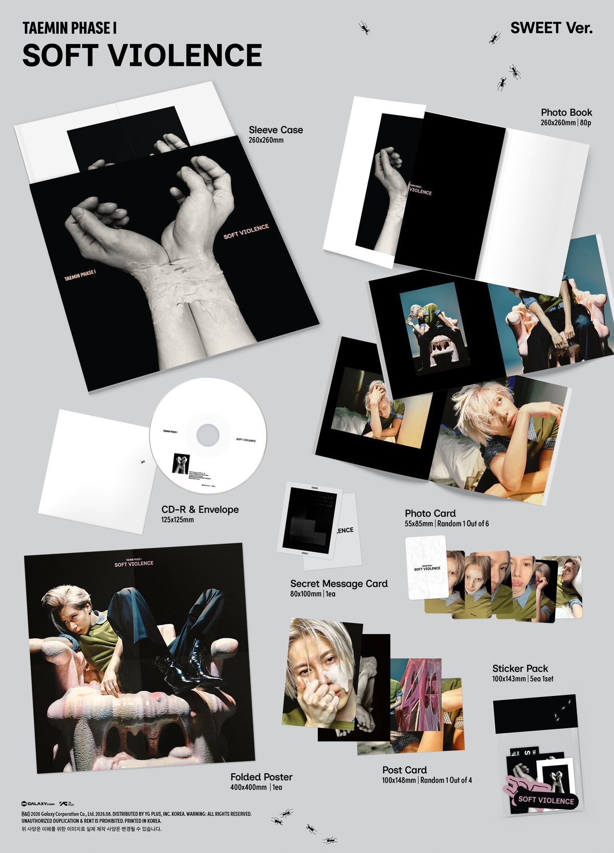TAEMIN – PHASE I : Soft Violence (PHOTO BOOK Ver.) (Random)