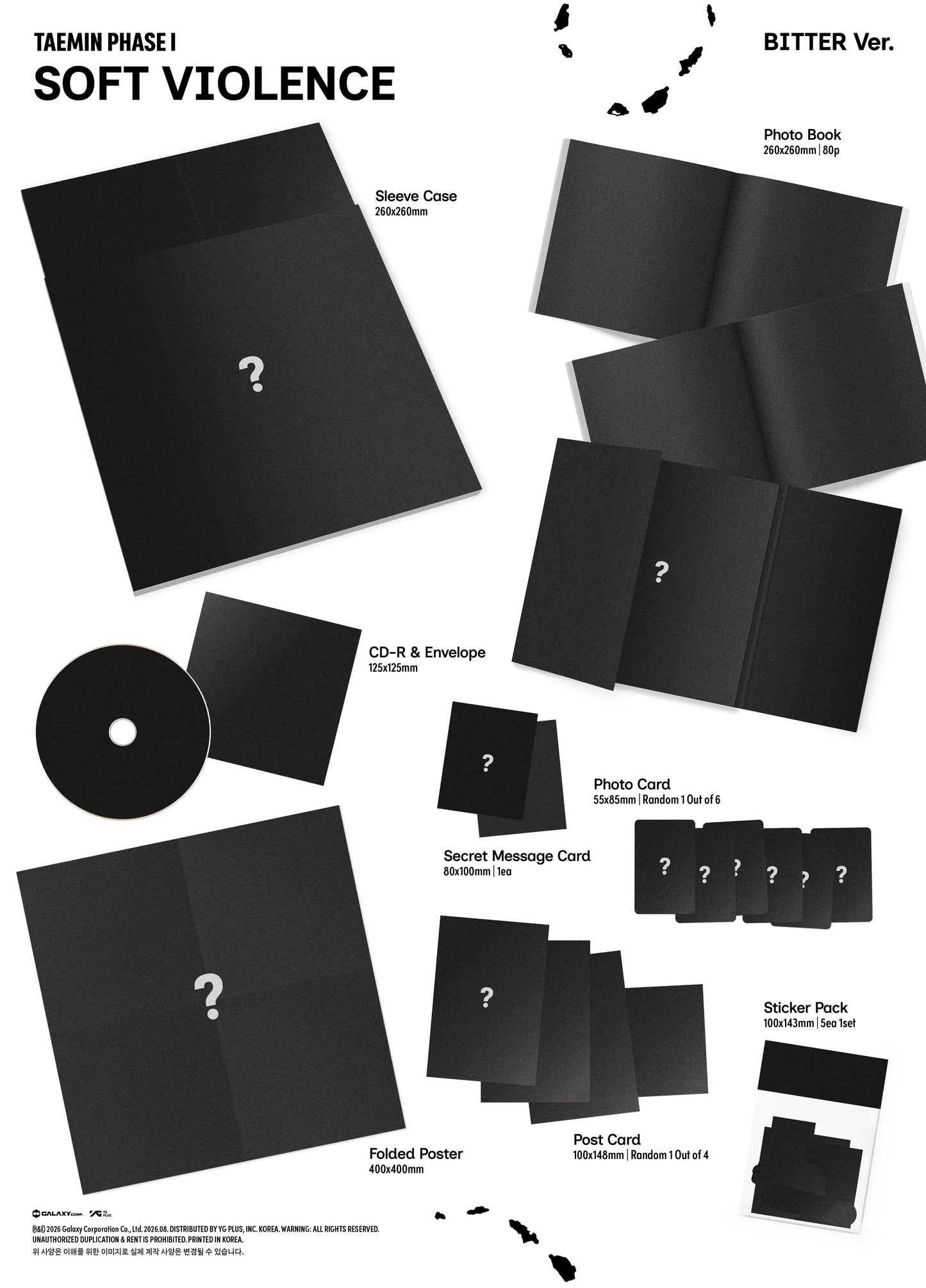 TAEMIN – PHASE I : Soft Violence (PHOTO BOOK Ver.) (Random)