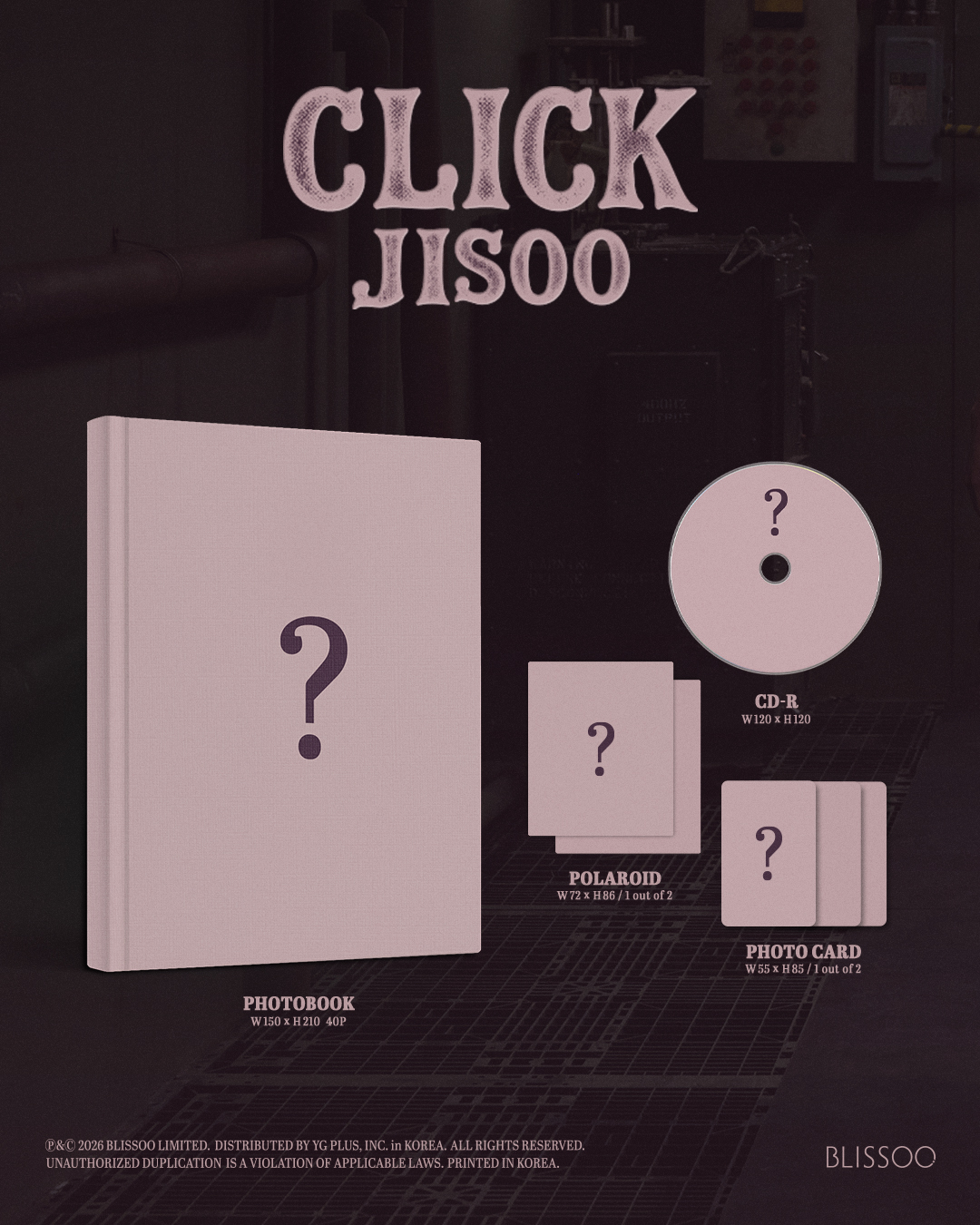JISOO – Single Album [CLICK] (PHOTOBOOK VER.)