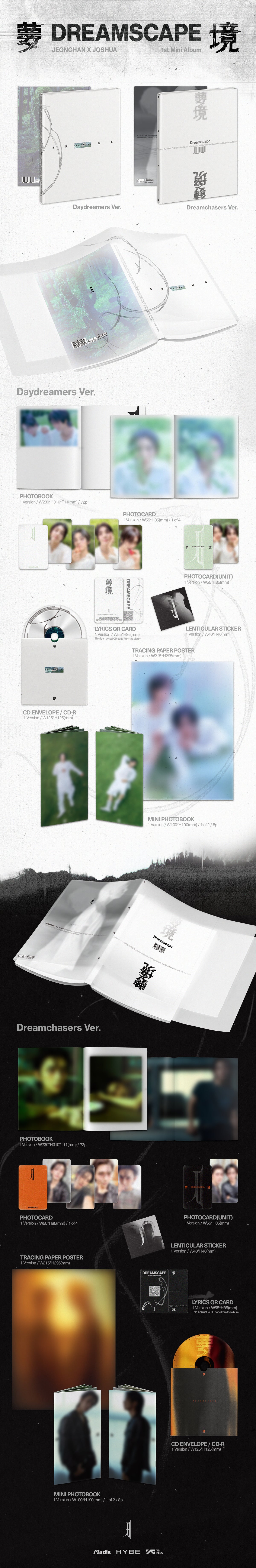 JEONGHAN X JOSHUA – 1st Mini Album ‘DREAMSCAPE’ (Random)
