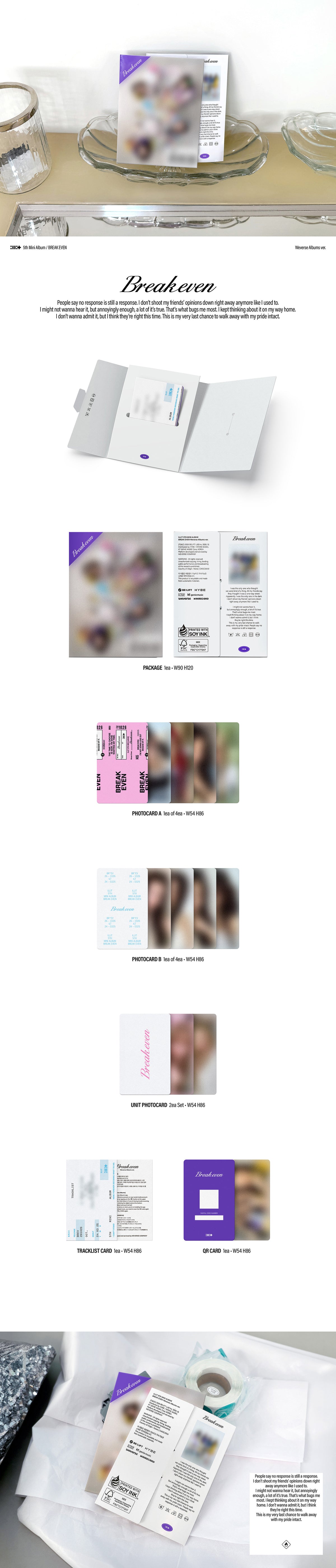 ILLIT – 5th Mini Album ‘BREAK EVEN’ (Weverse Albums Ver.)