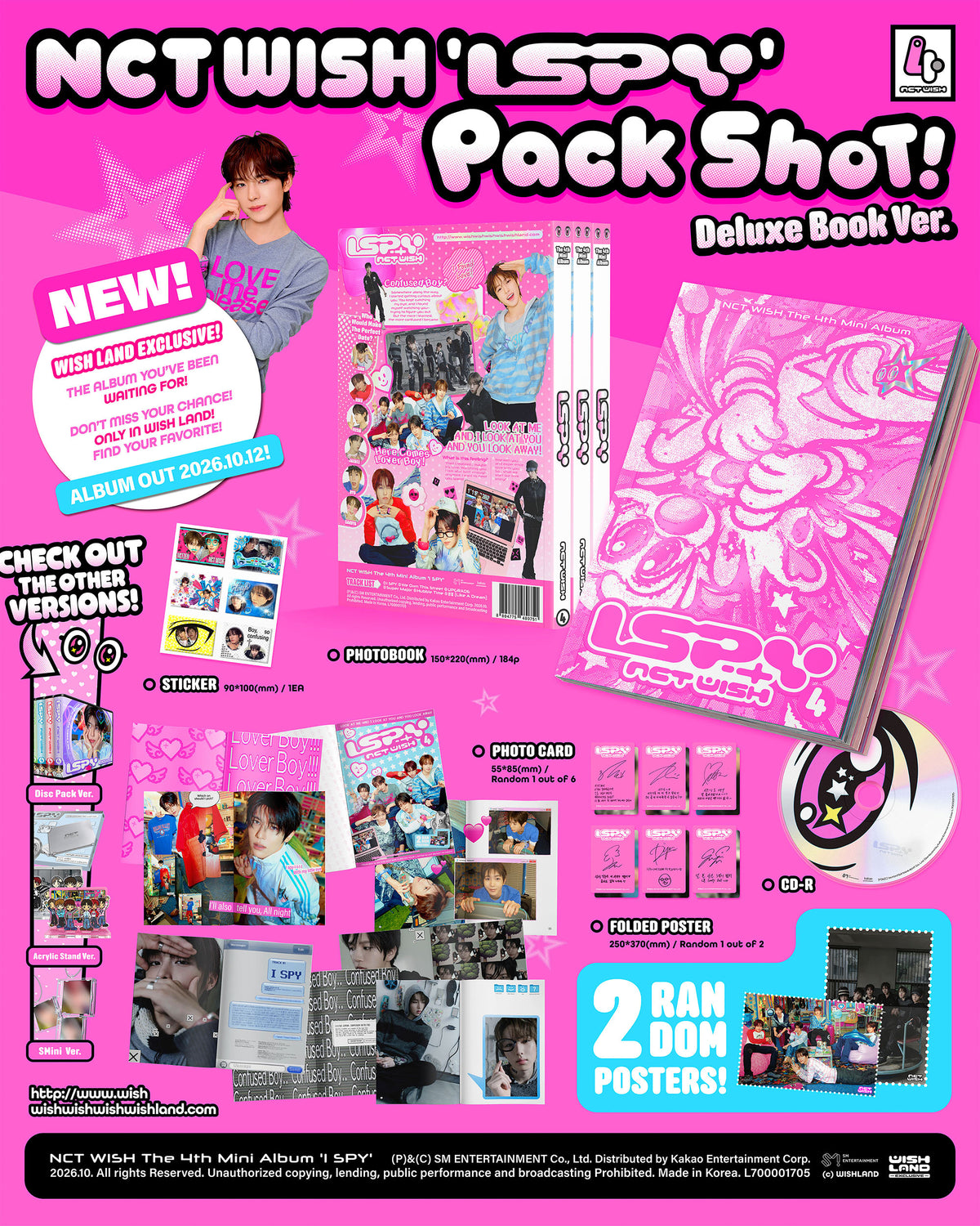 NCT WISH – The 4th Mini Album [I SPY] (Deluxe Book Ver.)