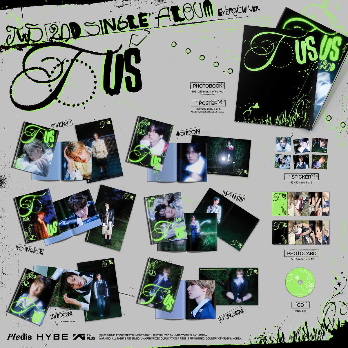 TWS – 2nd Single Album ‘TO US’ (Everglow Ver.) (Random)