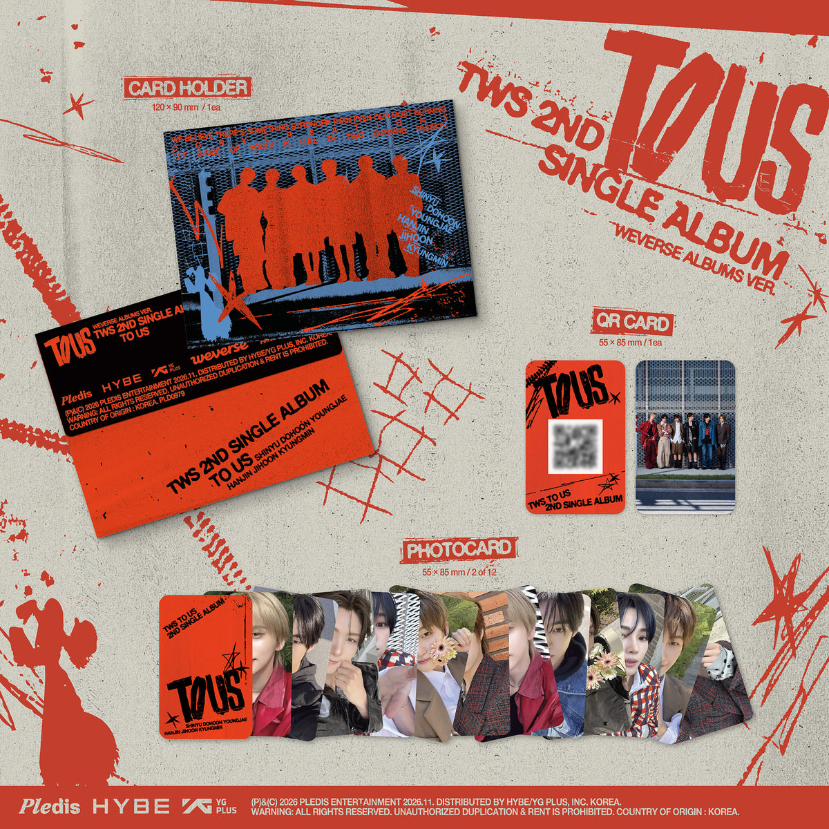 TWS – 2nd Single Album ‘TO US’ (Weverse Albums Ver.)