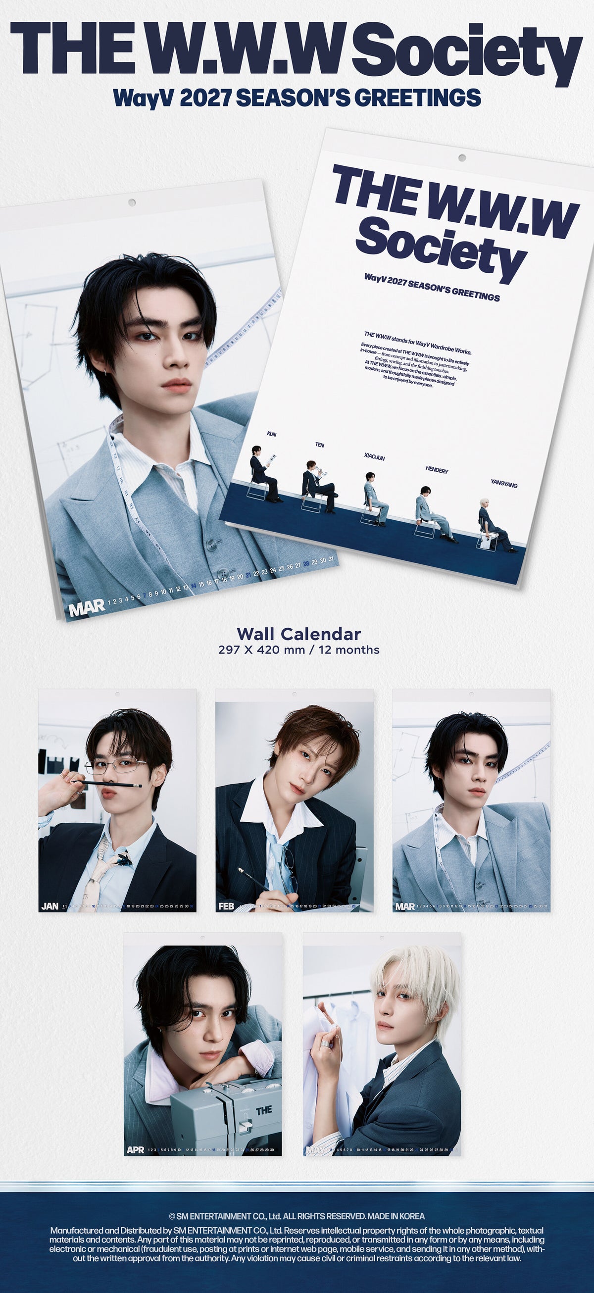 WAYV – 2027 Season’s Greetings (Wall Calendar)