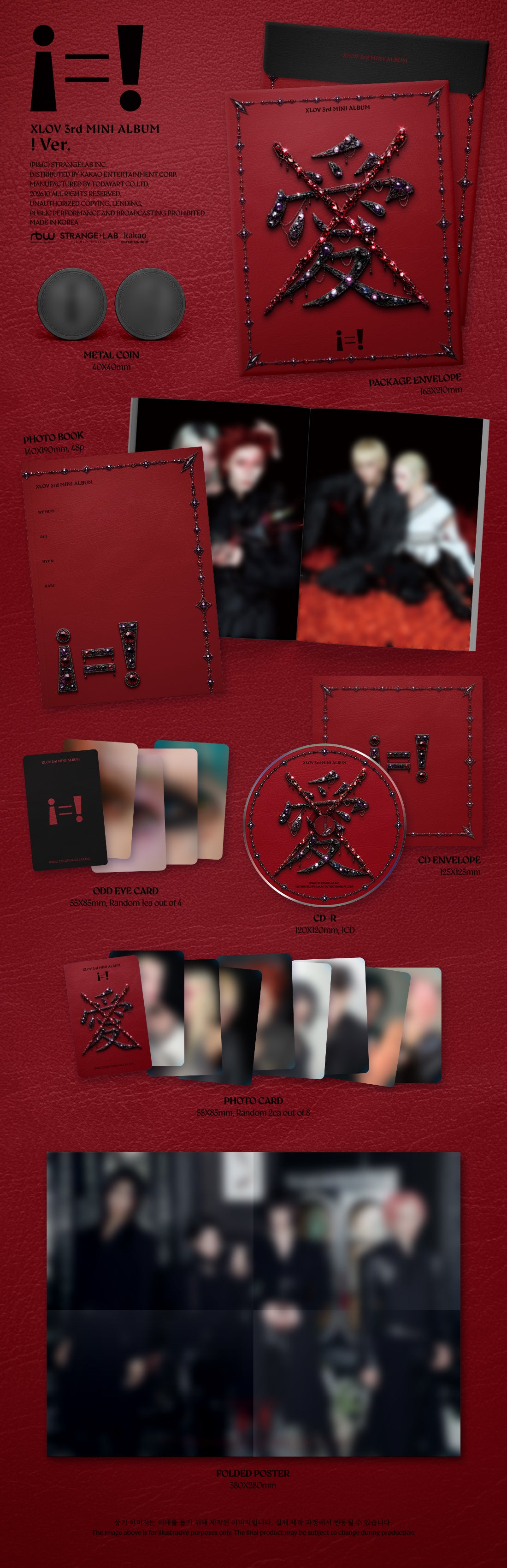 XLOV – The 3rd EP [i=!] (! Ver.)