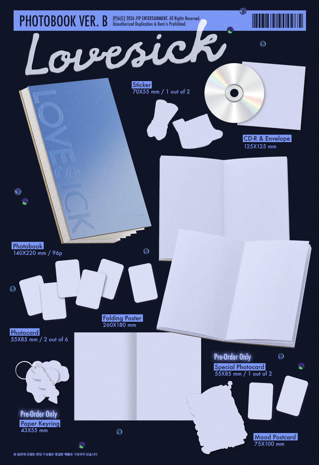 CHAERYEONG – Lovesick (Random)