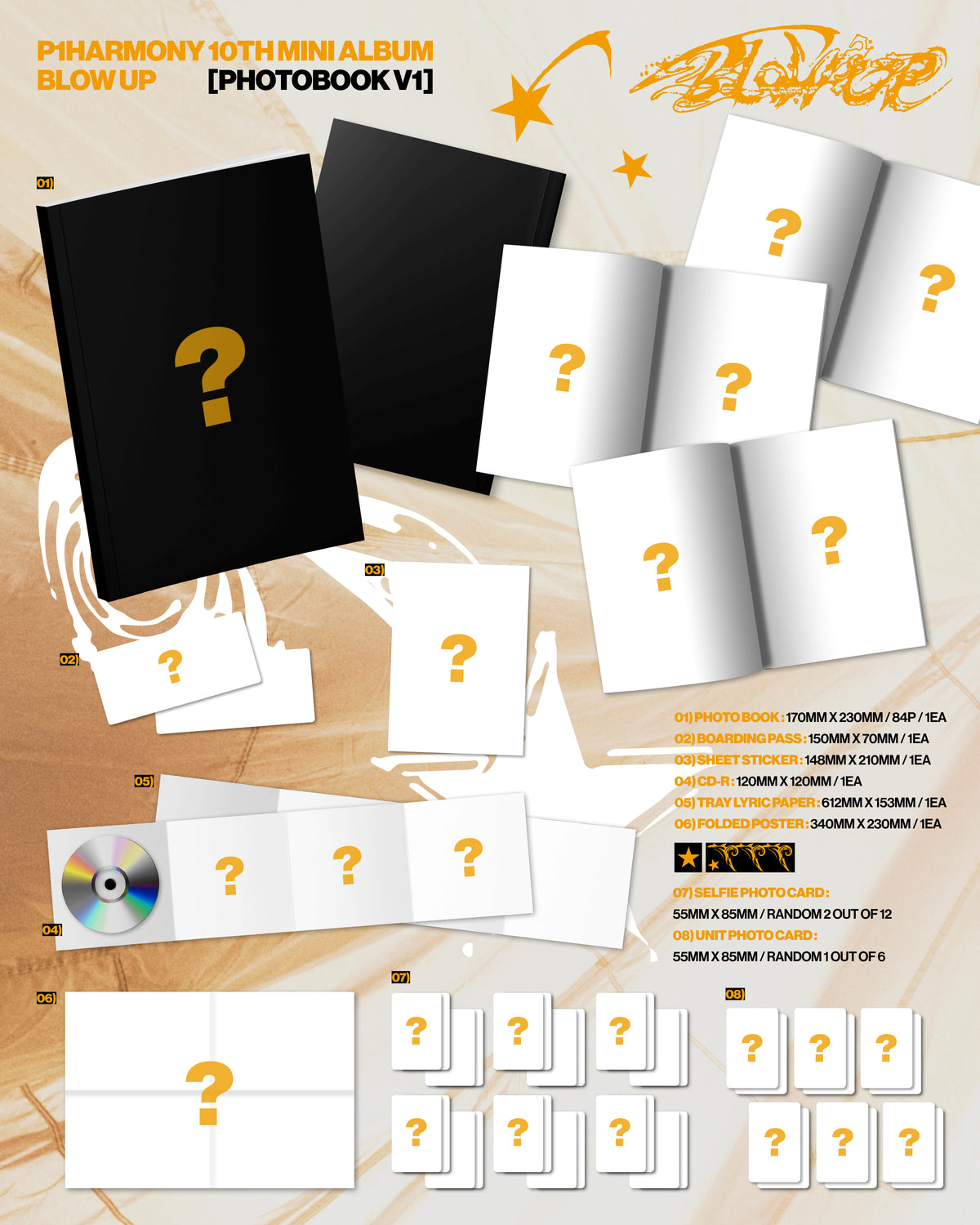 P1Harmony – 10th Mini Album [BLOW UP] (Photobook Ver.) (Random)