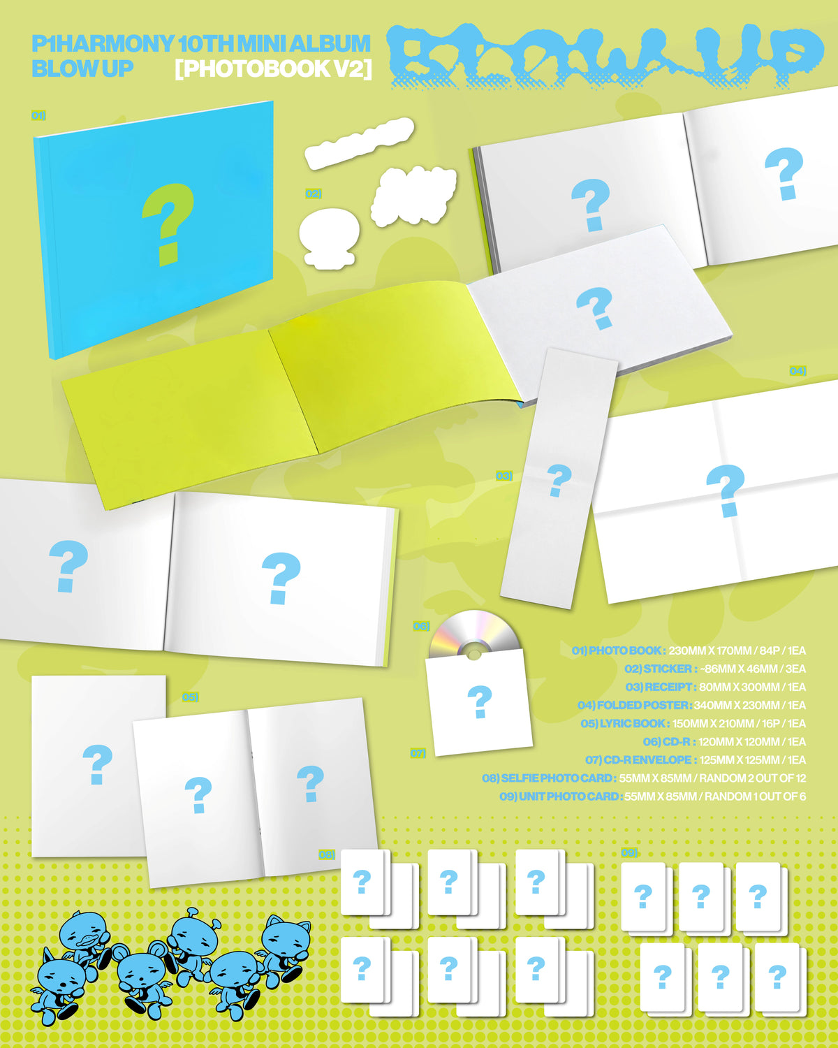 P1Harmony – 10th Mini Album [BLOW UP] (Photobook Ver.) (Random)