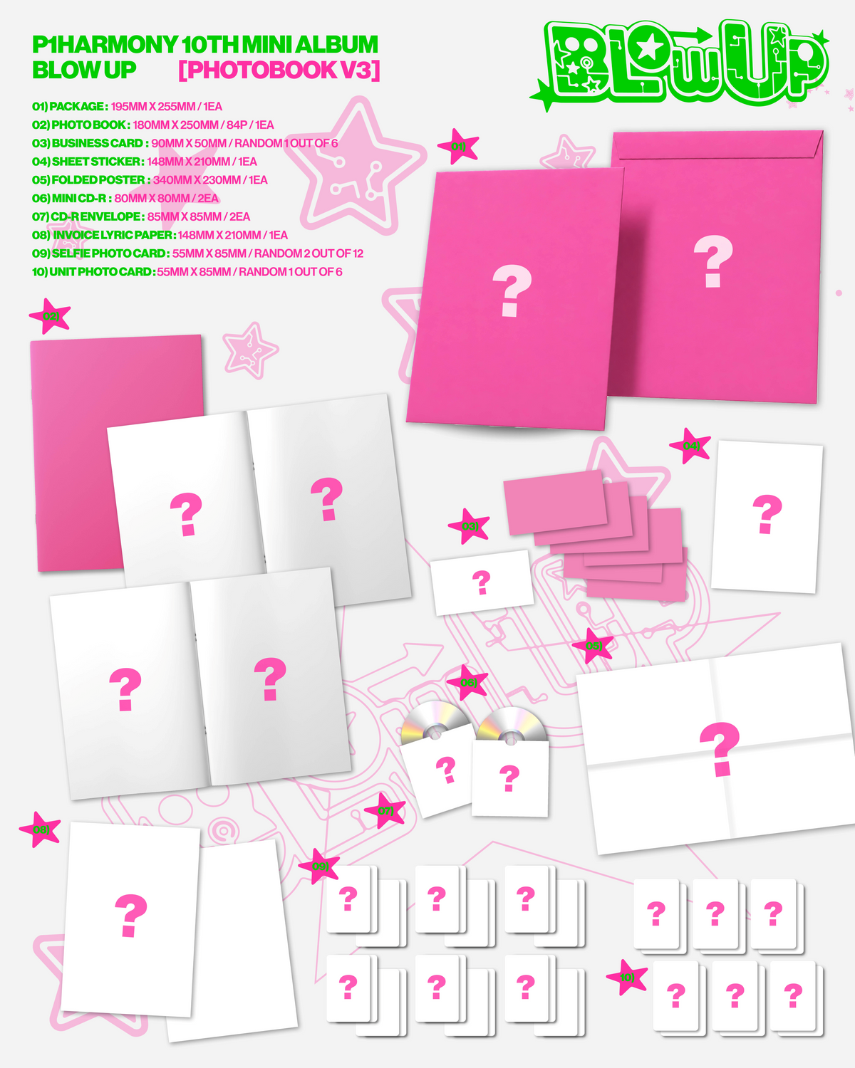P1Harmony – 10th Mini Album [BLOW UP] (Photobook Ver.) (Random)