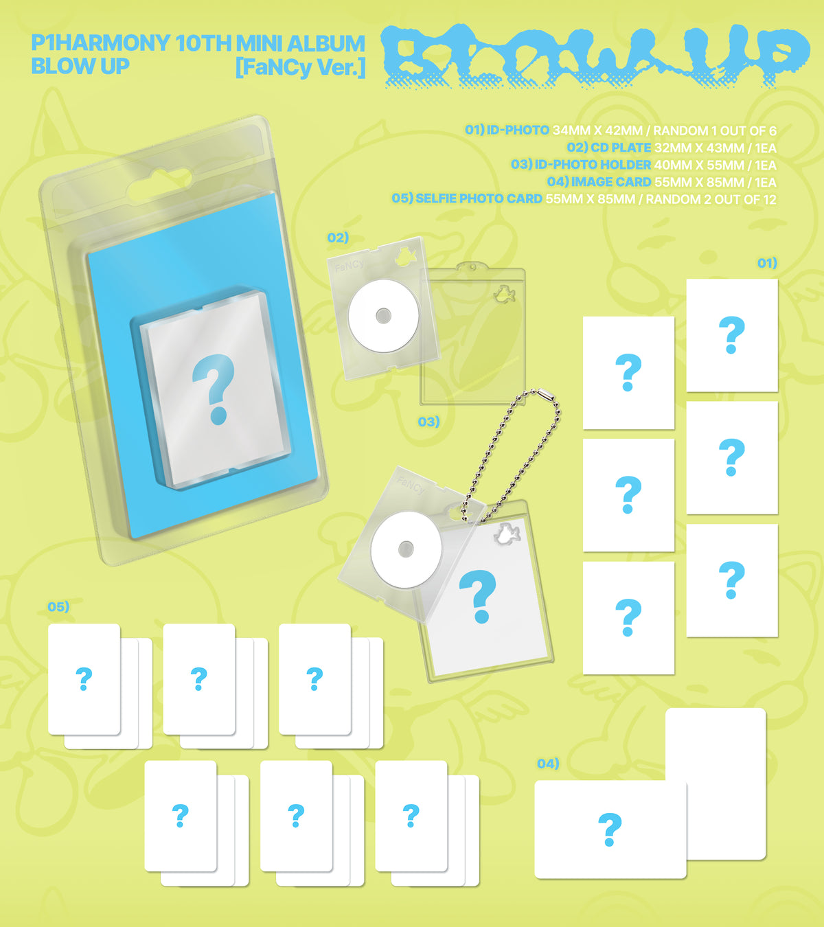 P1Harmony – 10th Mini Album [BLOW UP] (FaNCy Ver.) (Random)