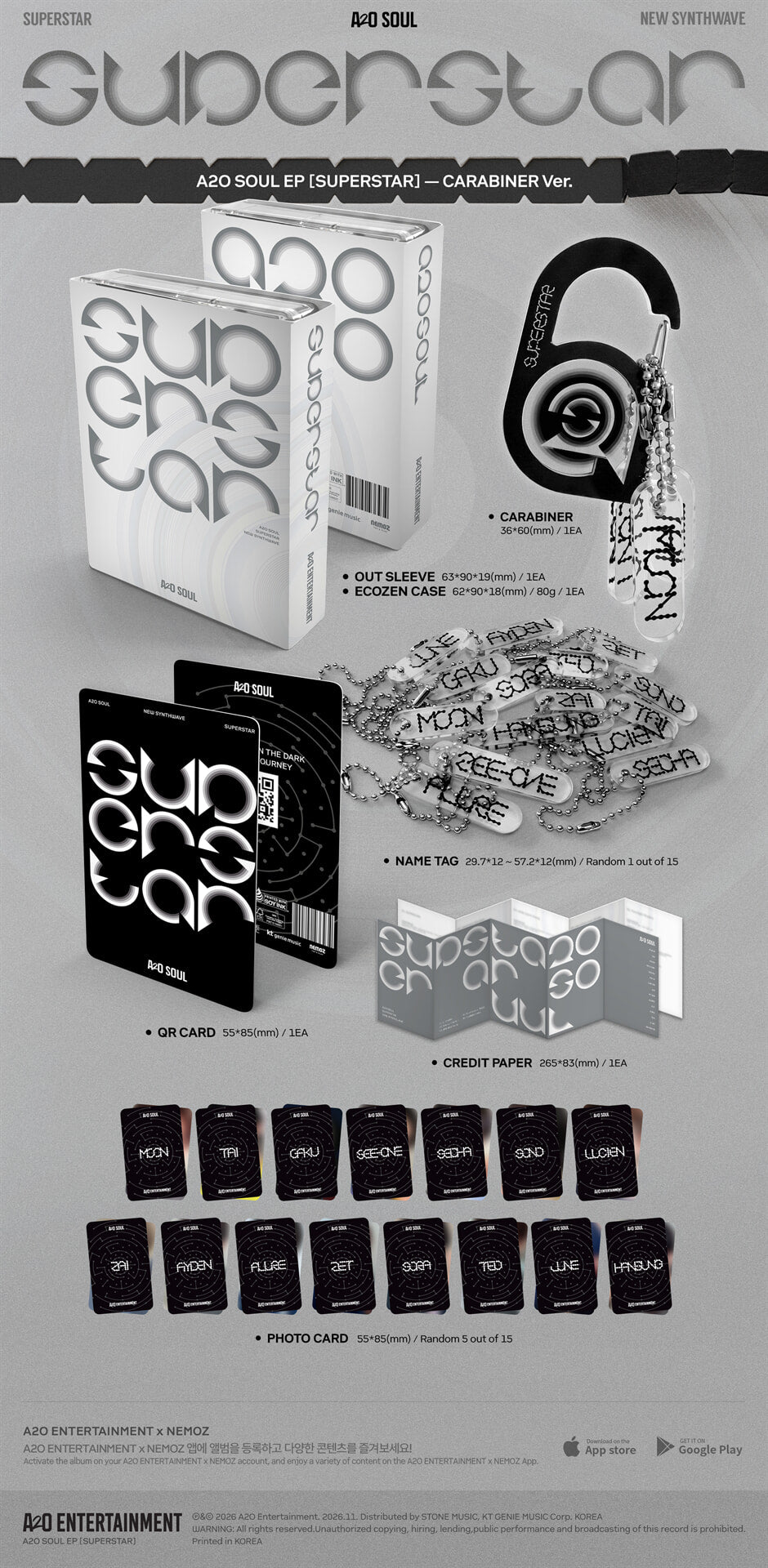 A2O SOUL – EP [SUPERSTAR] (CARABINER Ver.)