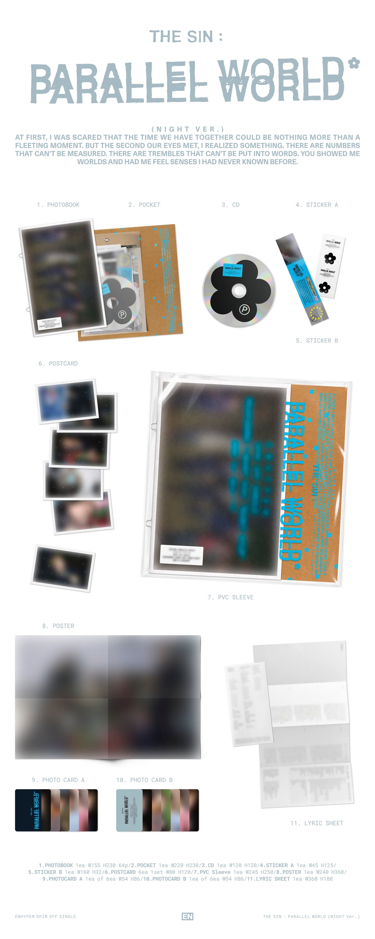 ENHYPEN – THE SIN : PARALLEL WORLD (Random)