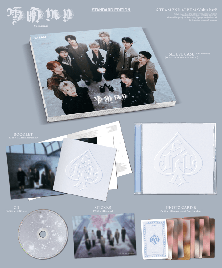 &TEAM 2nd ALBUM – Yukiakari (STANDARD EDITION) + Weverse Fansign Gift