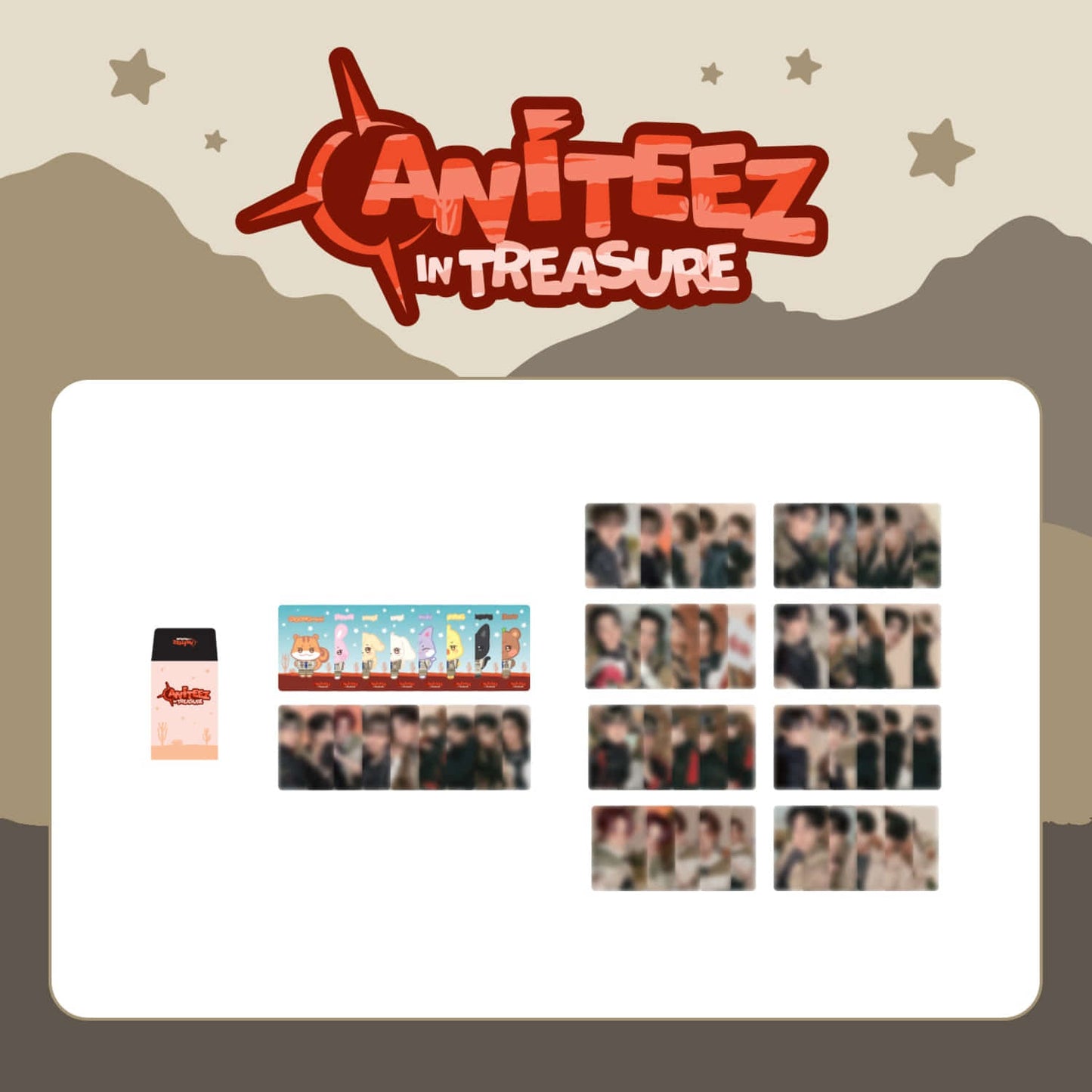 ATEEZ - [ANITEEZ IN TREASURE] MD RANDOM TRADING CARD
