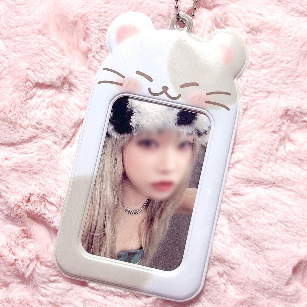 Jelly Beige Hamster Photocard Holder - KKANG