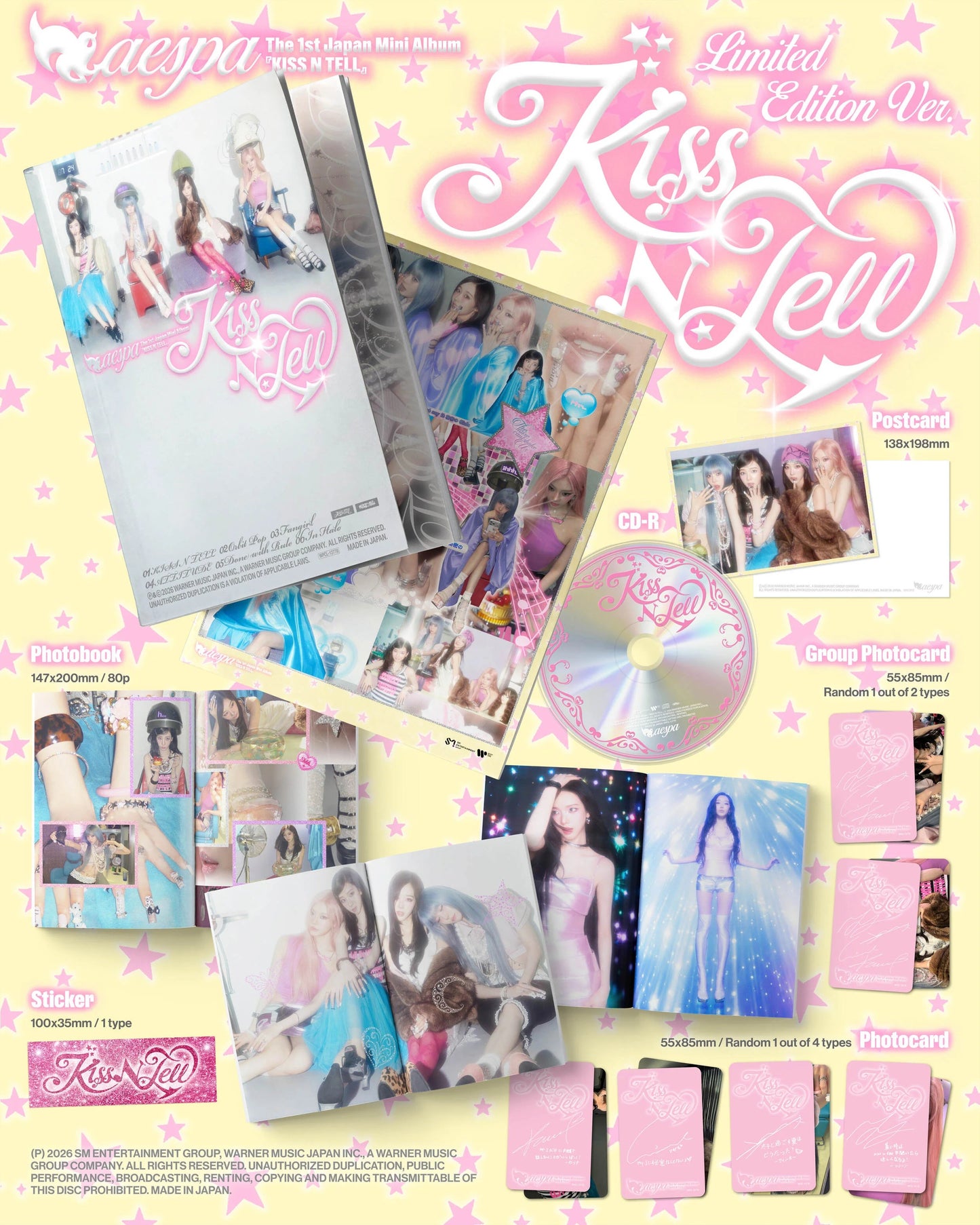 aespa 1st Mini Album - KISS N TELL (Limited Ver.)