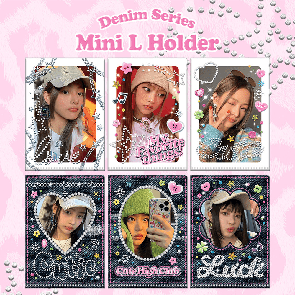 [PRE ORDER - Denim Collection] Mini L Holder SET - KKANG