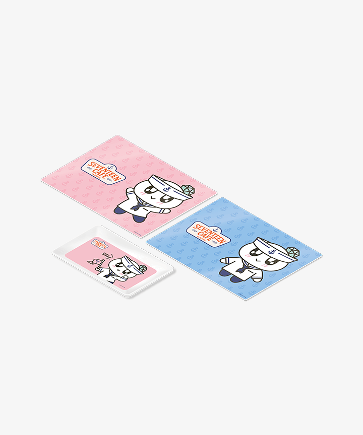 Seventeen Cafe Tray&Table Mat Set - KKANG