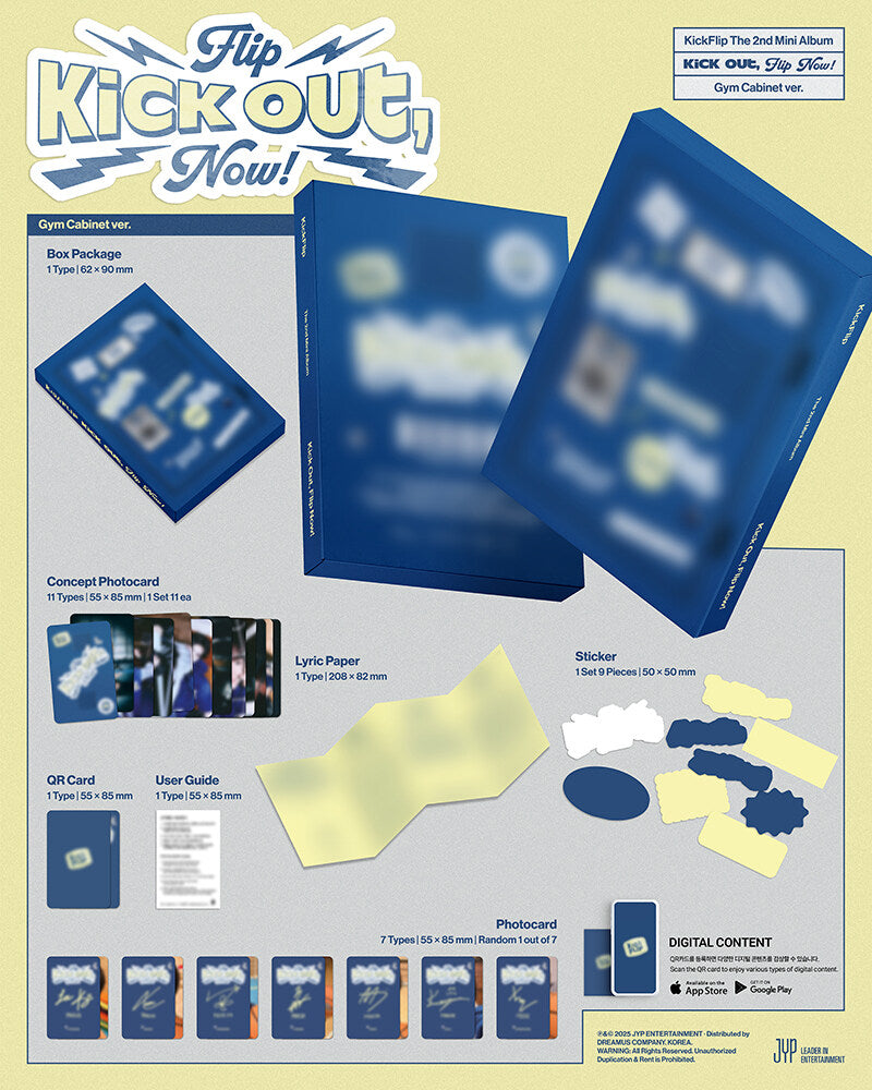 KickFlip 2nd Mini Album – Kick Out, Flip Now! (Platform) (Random)