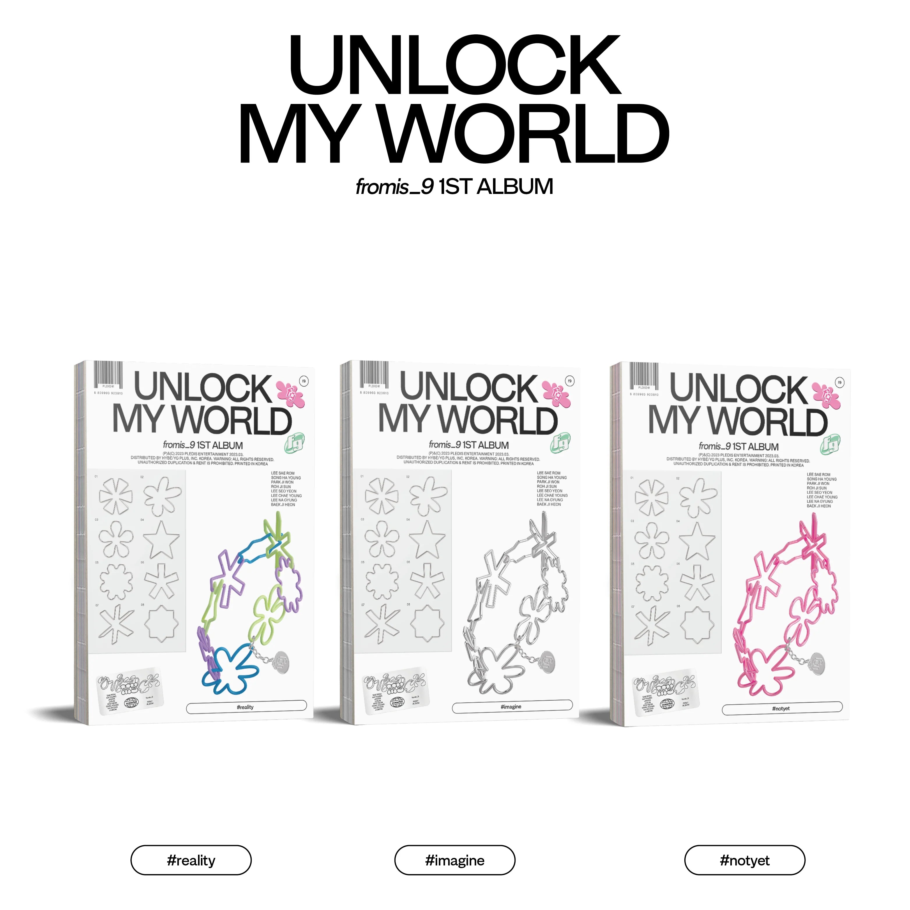 Fromis_9 Album Vol. 1 - Unlock My World (Random)