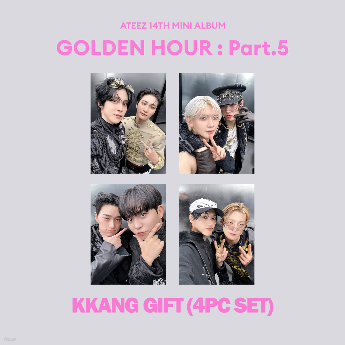 ATEEZ – 14TH MINI ALBUM [GOLDEN HOUR : Part.5] (Random) + Apple Music Gift