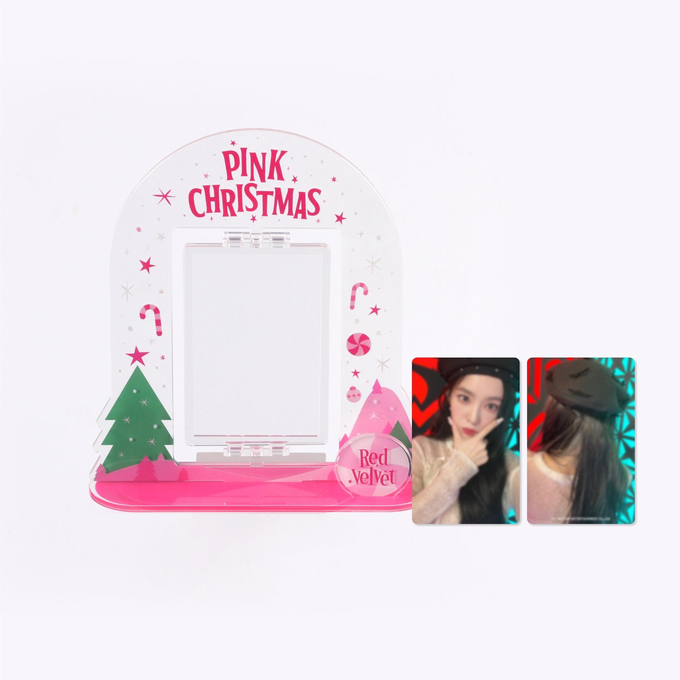 [Red Velvet] PINK CHRISTMAS ACRYLIC TURNING STAND SET - KKANG