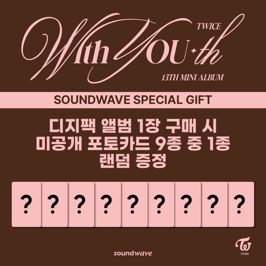 Twice Mini Album Vol. 13 – With YOU-th (Digipack Ver.) (Random) + Soundwave Benefit - KKANG