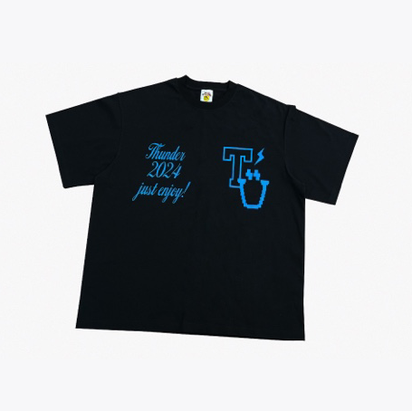 [ATEEZ THUNDER] PIGMENT T-SHIRT (BLUE)