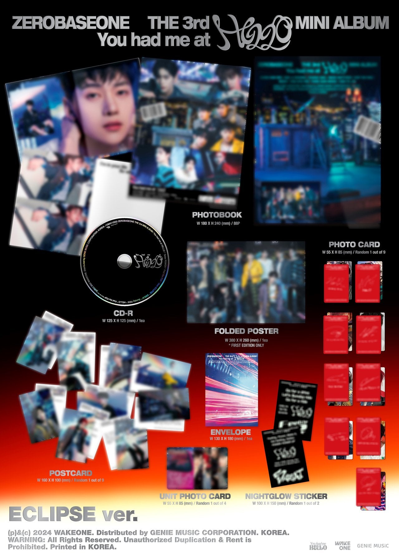 ZEROBASEONE The 3rd Mini Album – You had me at HELLO (Random) + Makestar Benefit
