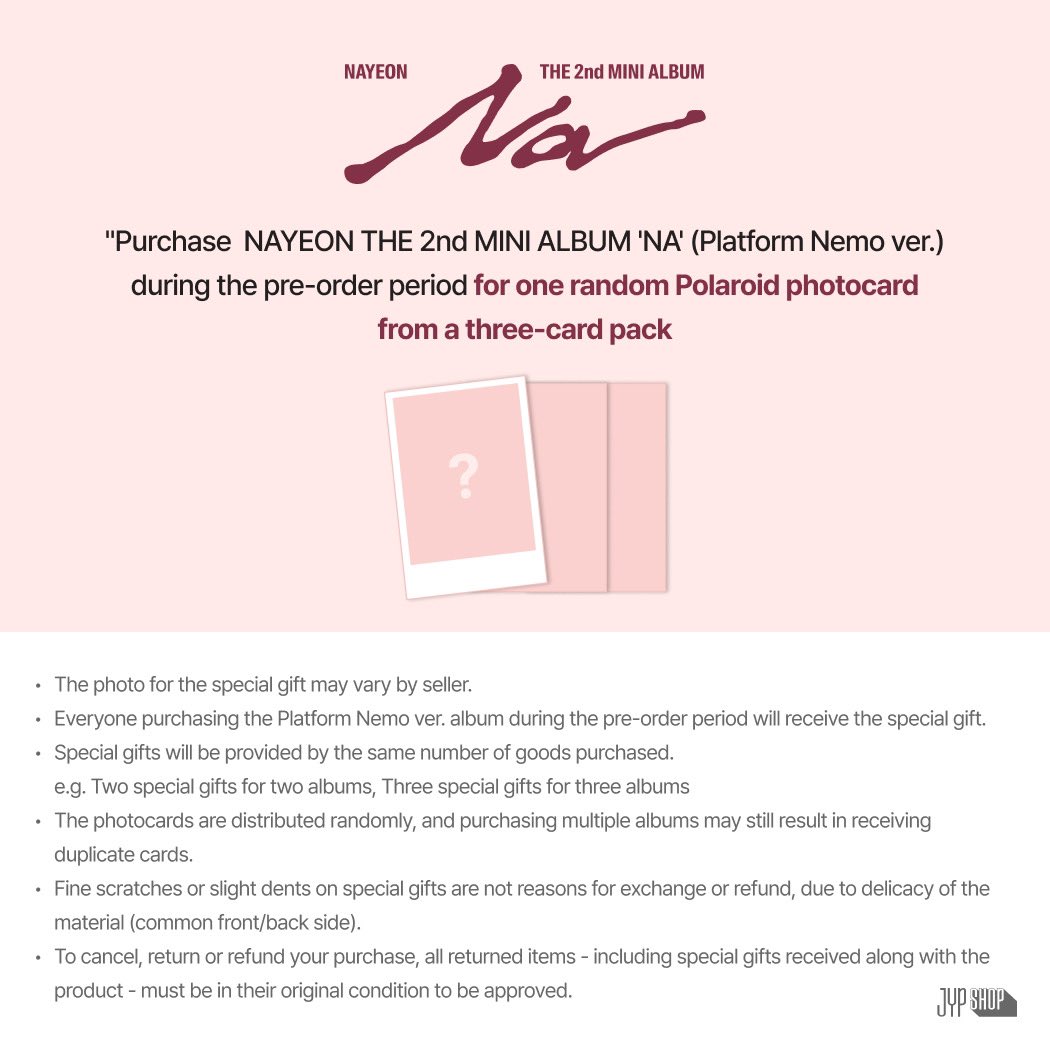 NAYEON THE 2nd MINI ALBUM – NA (Platform_Nemo Ver.)